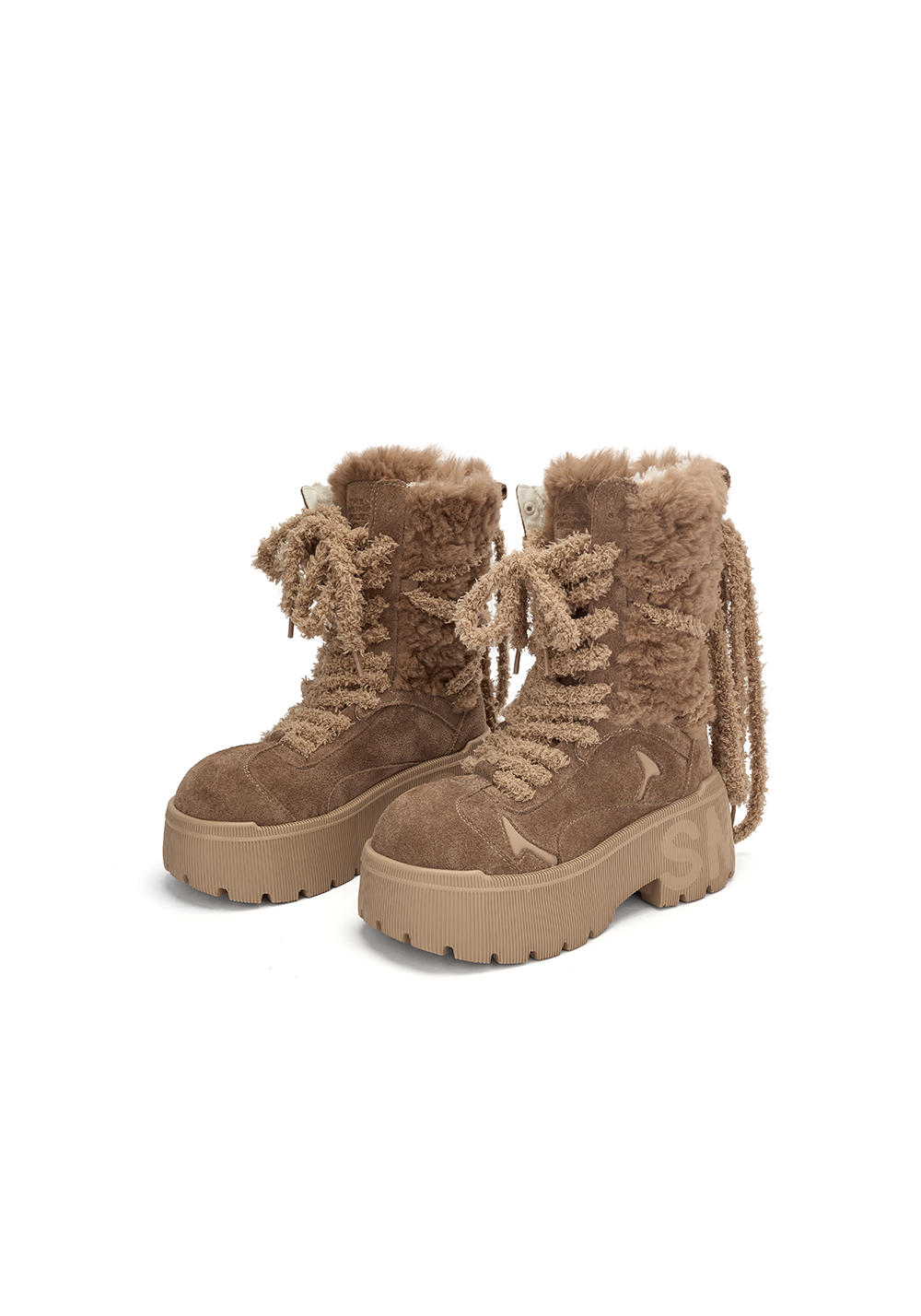 SMILEY丨Tall Snow Boots-Camel - PSYLOS 1, SMILEY丨Tall Snow Boots-Camel, Boots, SMILEY•JAPAN, PSYLOS 1