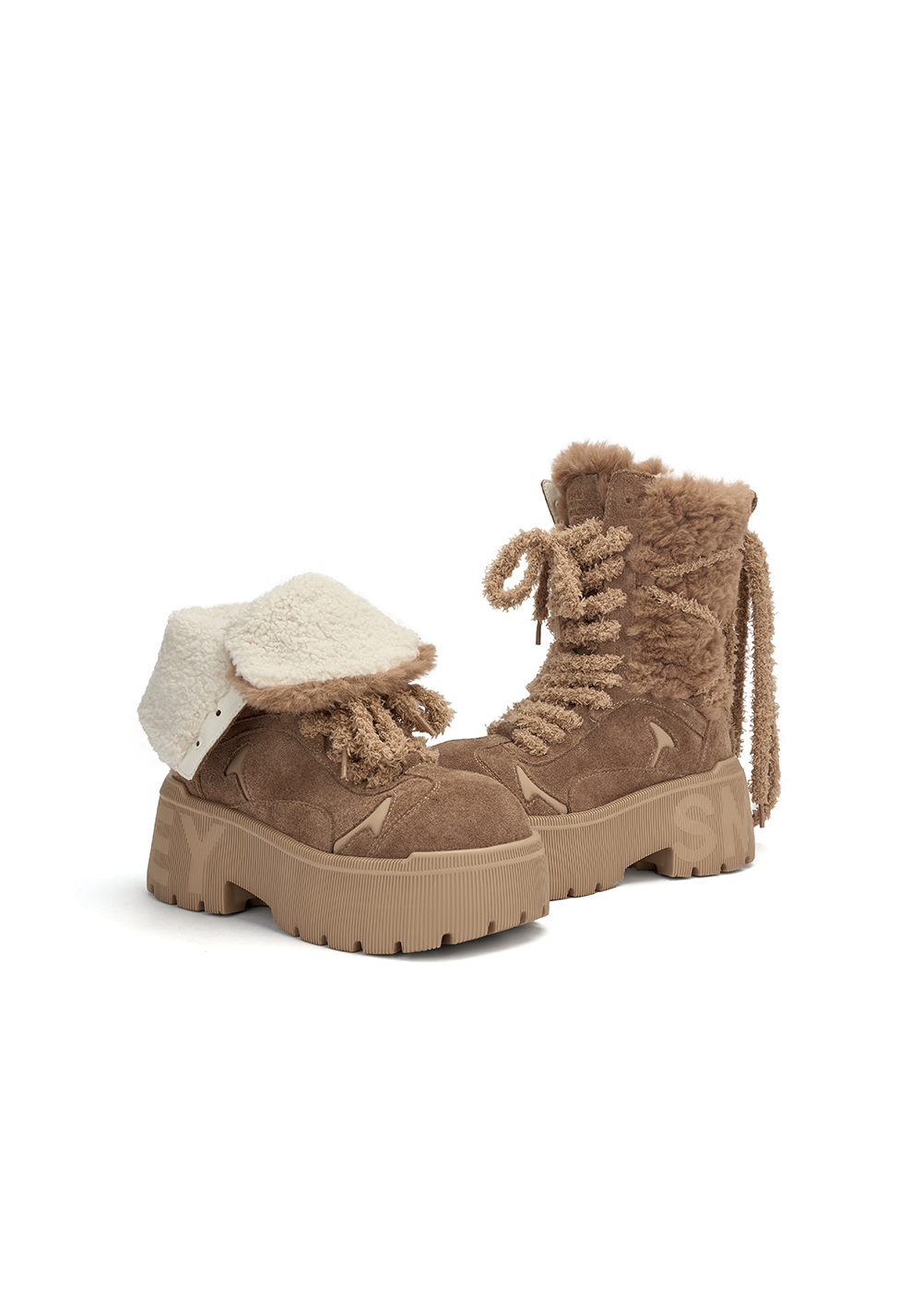 SMILEY丨Tall Snow Boots-Camel - PSYLOS 1, SMILEY丨Tall Snow Boots-Camel, Boots, SMILEY•JAPAN, PSYLOS 1