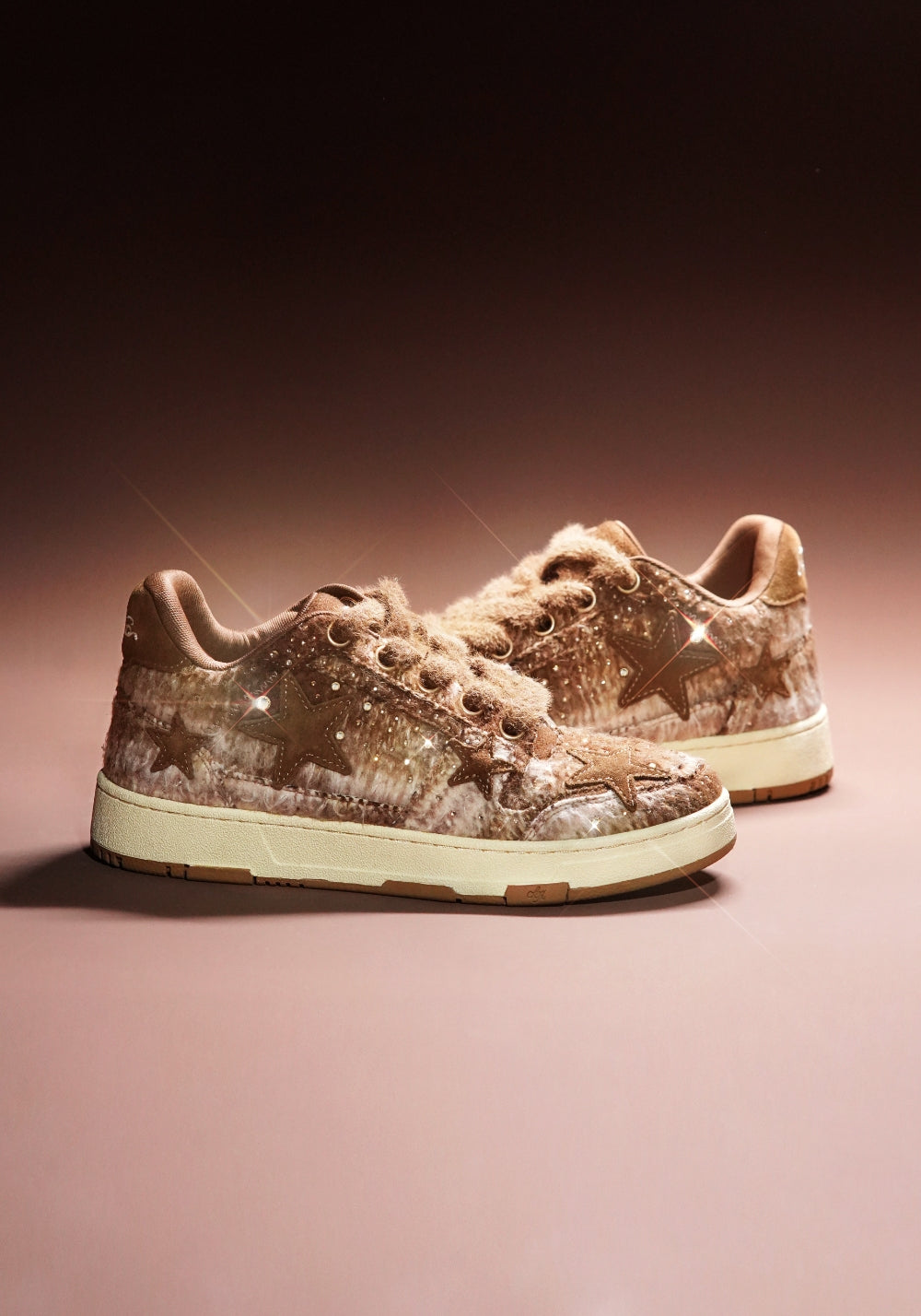 KAALIXTO丨Gradient Brown Fuzzy Star Sneaker - PSYLOS 1, KAALIXTO丨Gradient Brown Fuzzy Star Sneaker, Skate Shoes, KAALIXTO•JAPAN, PSYLOS 1