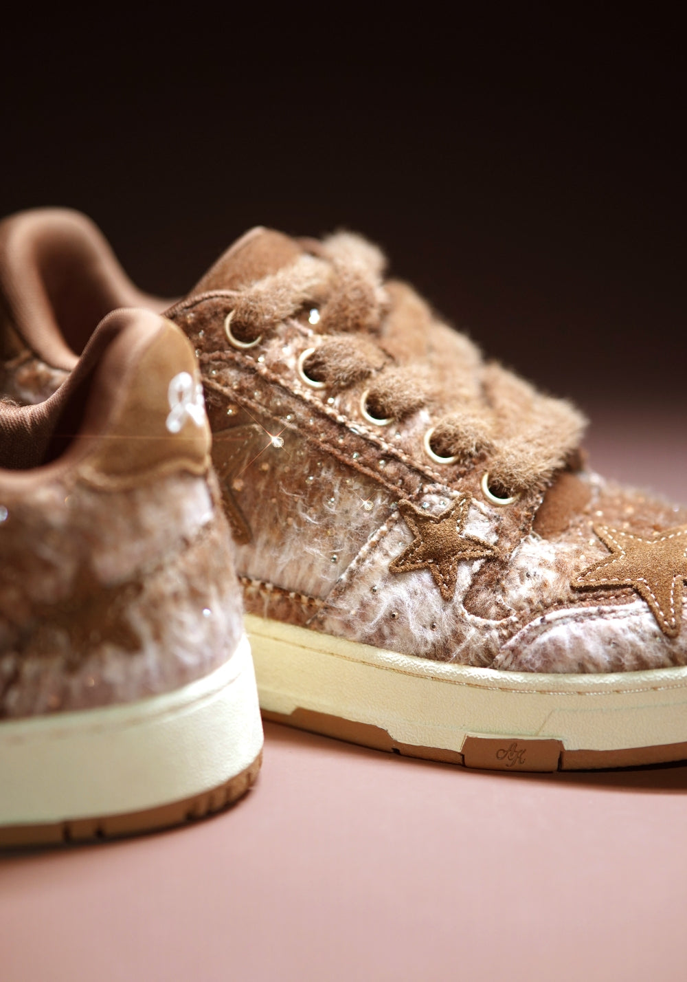 KAALIXTO丨Gradient Brown Fuzzy Star Sneaker - PSYLOS 1, KAALIXTO丨Gradient Brown Fuzzy Star Sneaker, Skate Shoes, KAALIXTO•JAPAN, PSYLOS 1