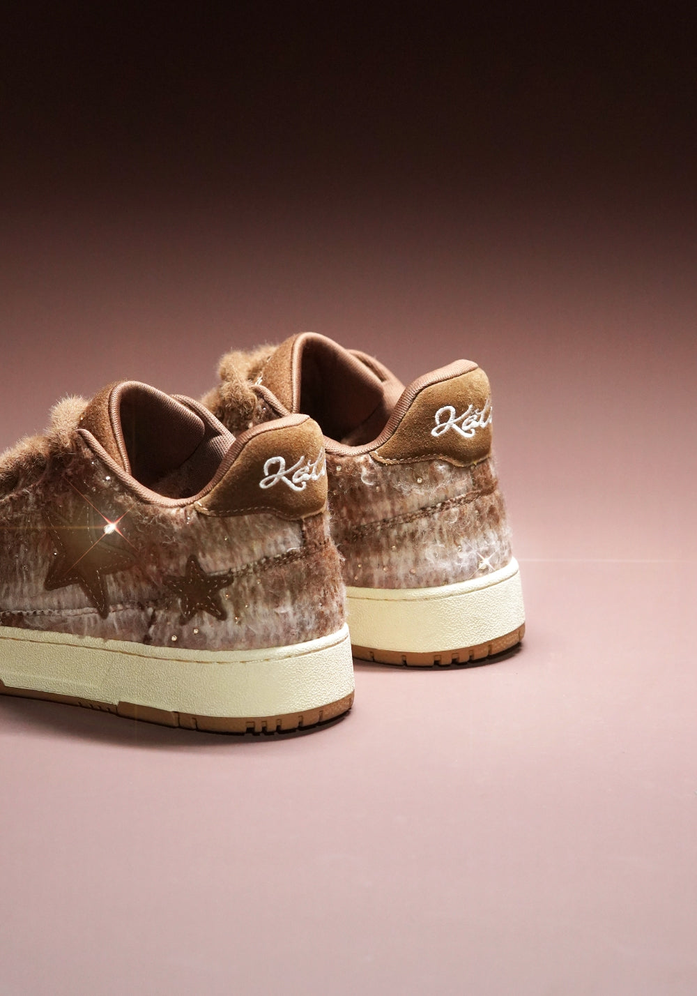 KAALIXTO丨Gradient Brown Fuzzy Star Sneaker - PSYLOS 1, KAALIXTO丨Gradient Brown Fuzzy Star Sneaker, Skate Shoes, KAALIXTO•JAPAN, PSYLOS 1