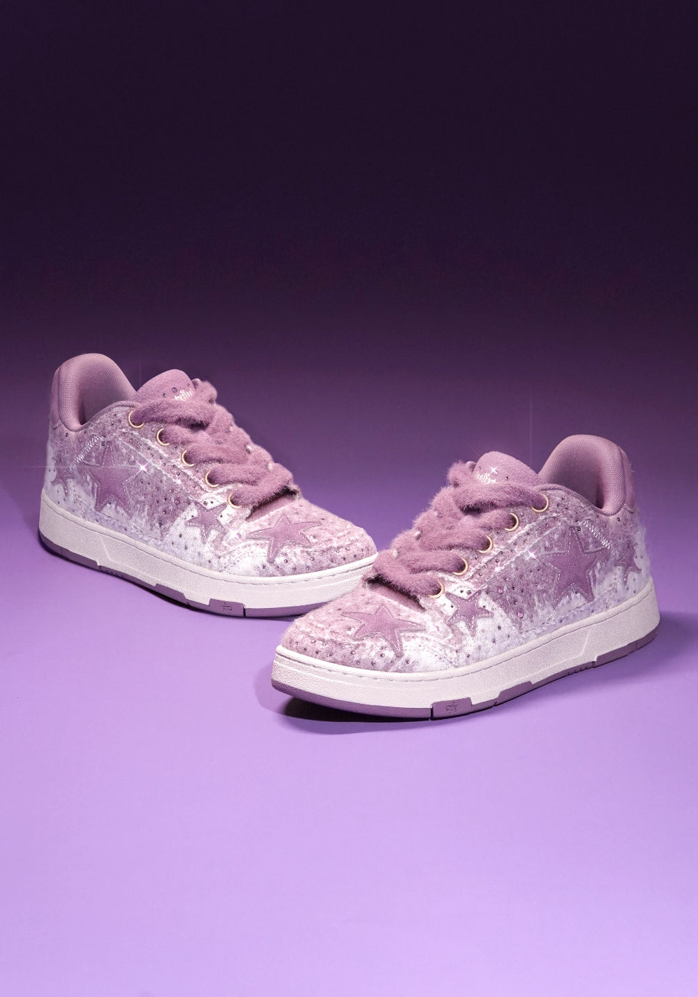 KAALIXTO丨Lilac Fuzzy Star Low-Top Sneaker - PSYLOS 1, KAALIXTO丨Lilac Fuzzy Star Low-Top Sneaker, Skate Shoes, KAALIXTO•JAPAN, PSYLOS 1