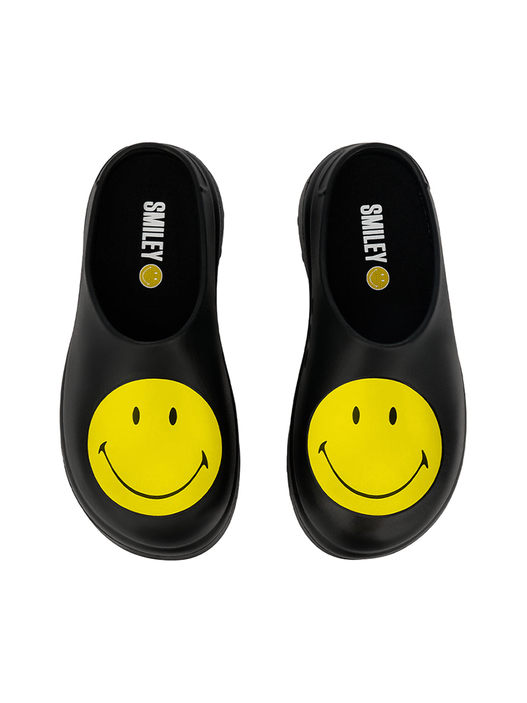 SMILEY | Black Slip-On Platform Chef Shoes - PSYLOS 1, SMILEY | Black Slip-On Platform Chef Shoes, Sandals, SMILEY•JAPAN, PSYLOS 1
