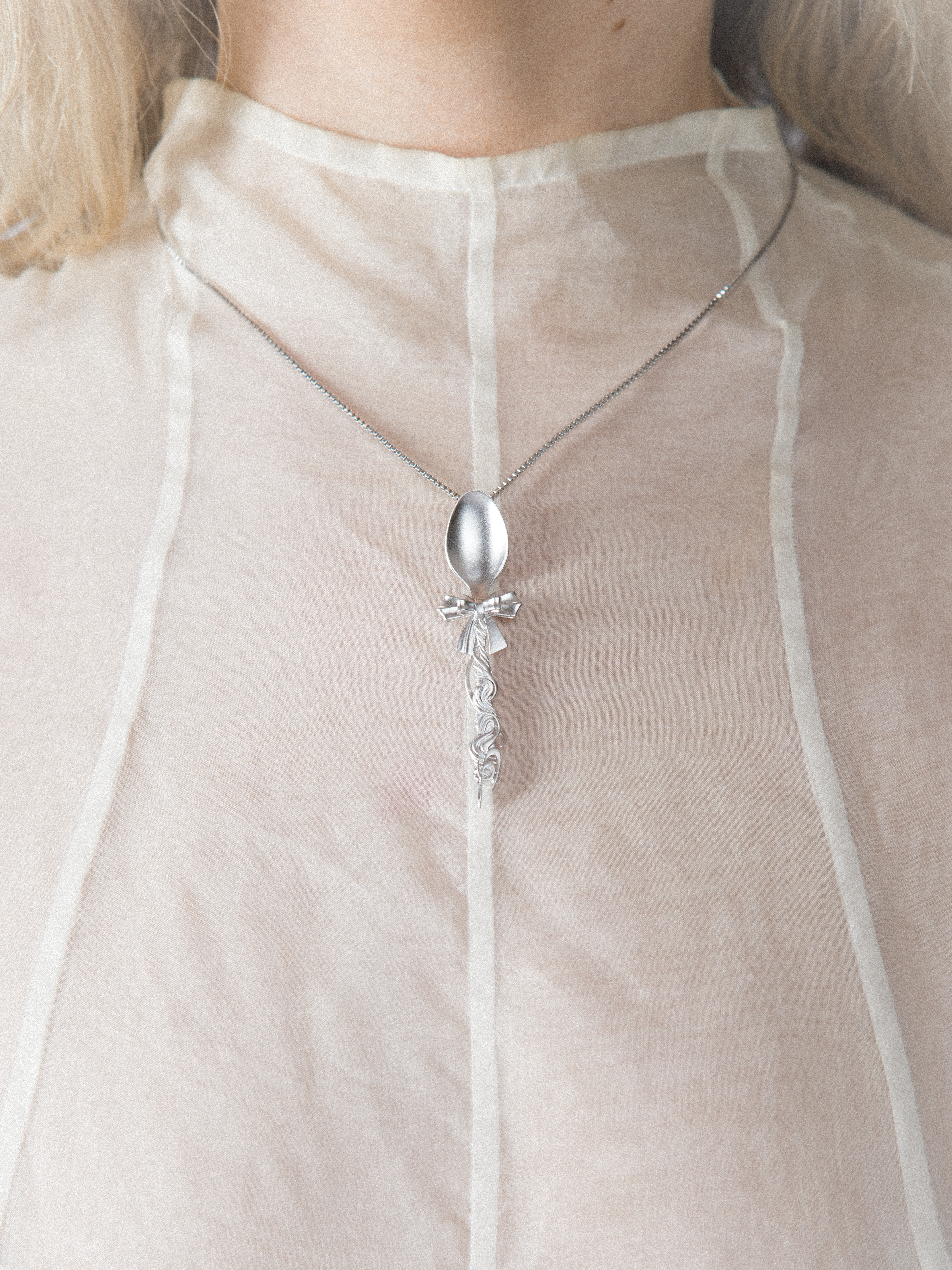 TORNADOSONG丨Spoon Necklace -Bow - PSYLOS 1, TORNADOSONG丨Spoon Necklace -Bow, Accessories, TORNADOSONG, PSYLOS 1