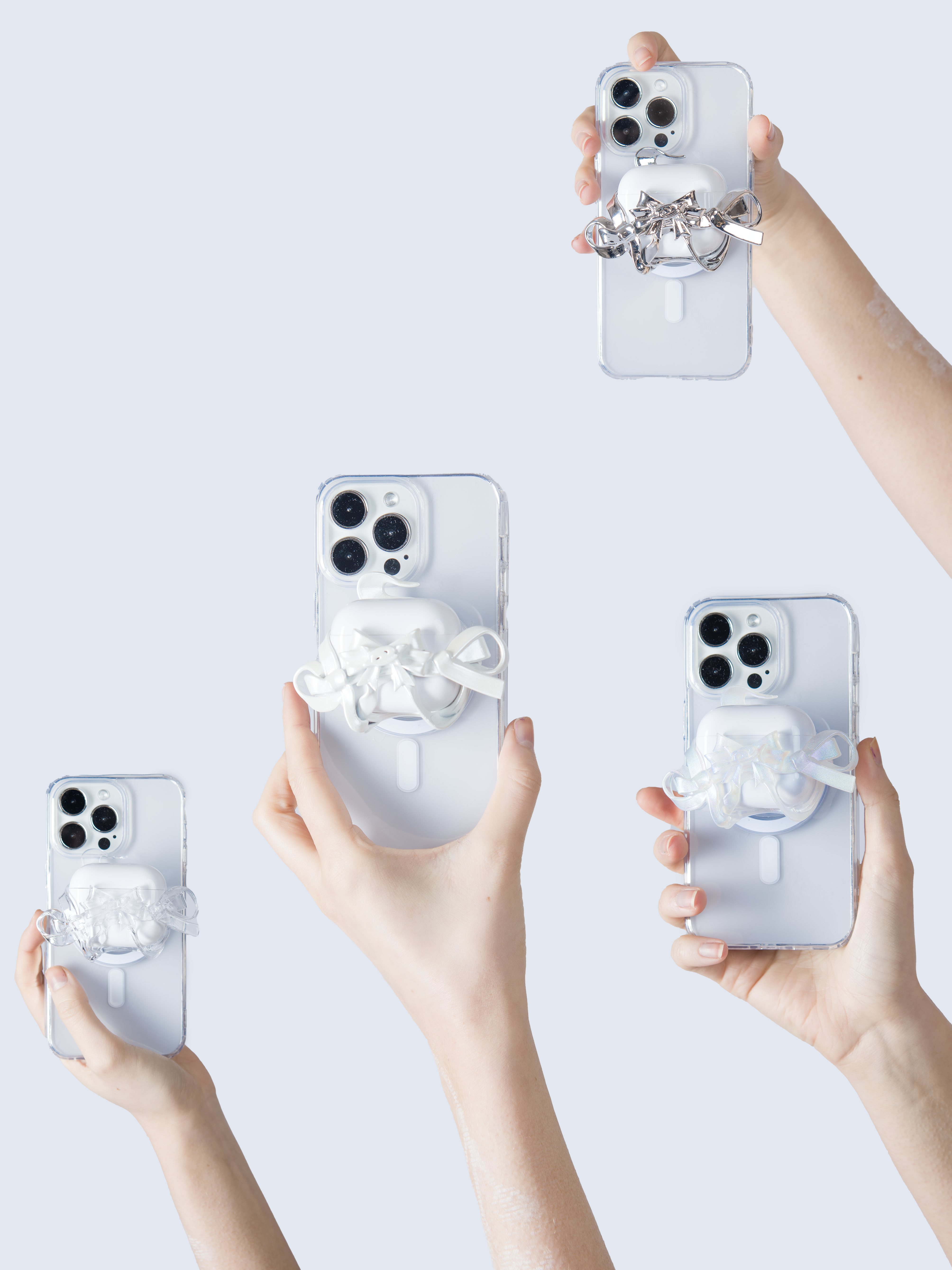 TORNADOSONG丨AirPods Phone Magnetic Case -Bow - PSYLOS 1, TORNADOSONG丨AirPods Phone Magnetic Case -Bow, Accessories, TORNADOSONG, PSYLOS 1