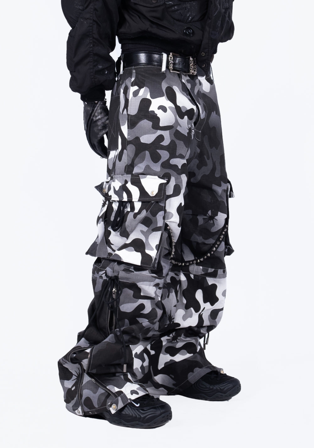 FVVO丨RIVET CARGO PANTS-Camouflage - PSYLOS 1, FVVO丨RIVET CARGO PANTS-Camouflage, Pants, FREE WORLD ORDER, PSYLOS 1