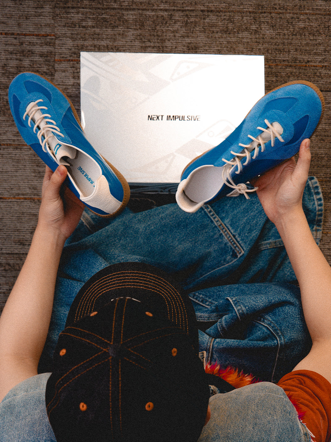 NEXT IMPULSIVE丨Halo Retro Sneakers - Spring Edition(Blue) - PSYLOS 1, NEXT IMPULSIVE丨Halo Retro Sneakers - Spring Edition(Blue), Retro Trainers, NEXT IMPULSIVE•JAPAN, PSYLOS 1