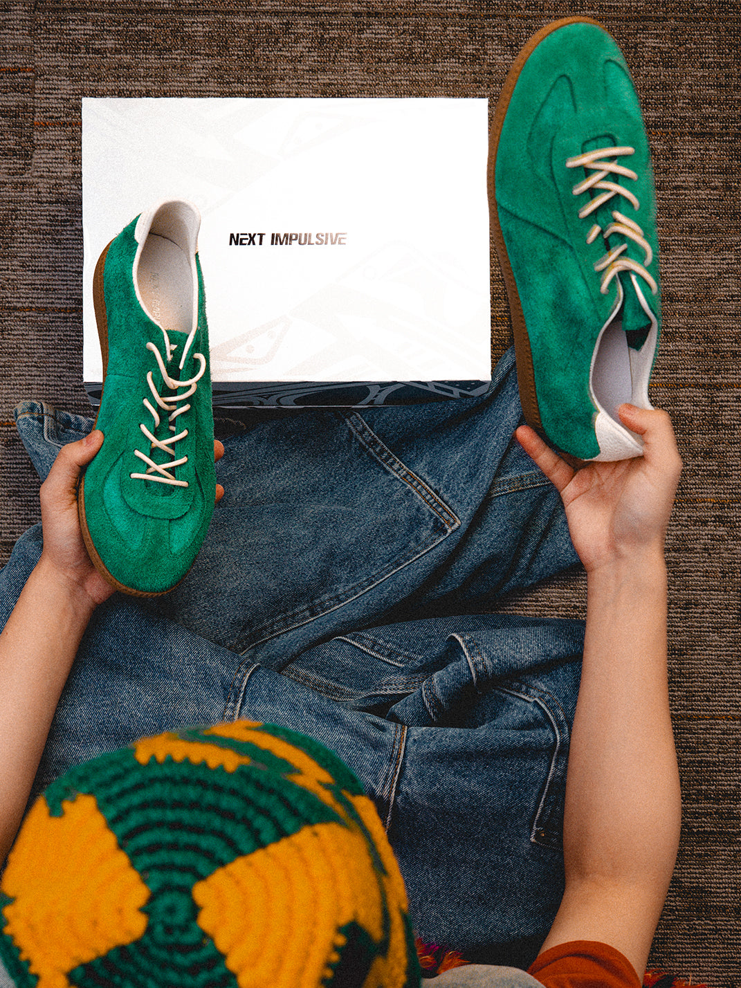 NEXT IMPULSIVE丨Halo Retro Sneakers - Spring Edition(Green) - PSYLOS 1, NEXT IMPULSIVE丨Halo Retro Sneakers - Spring Edition(Green), Retro Trainers, NEXT IMPULSIVE•JAPAN, PSYLOS 1