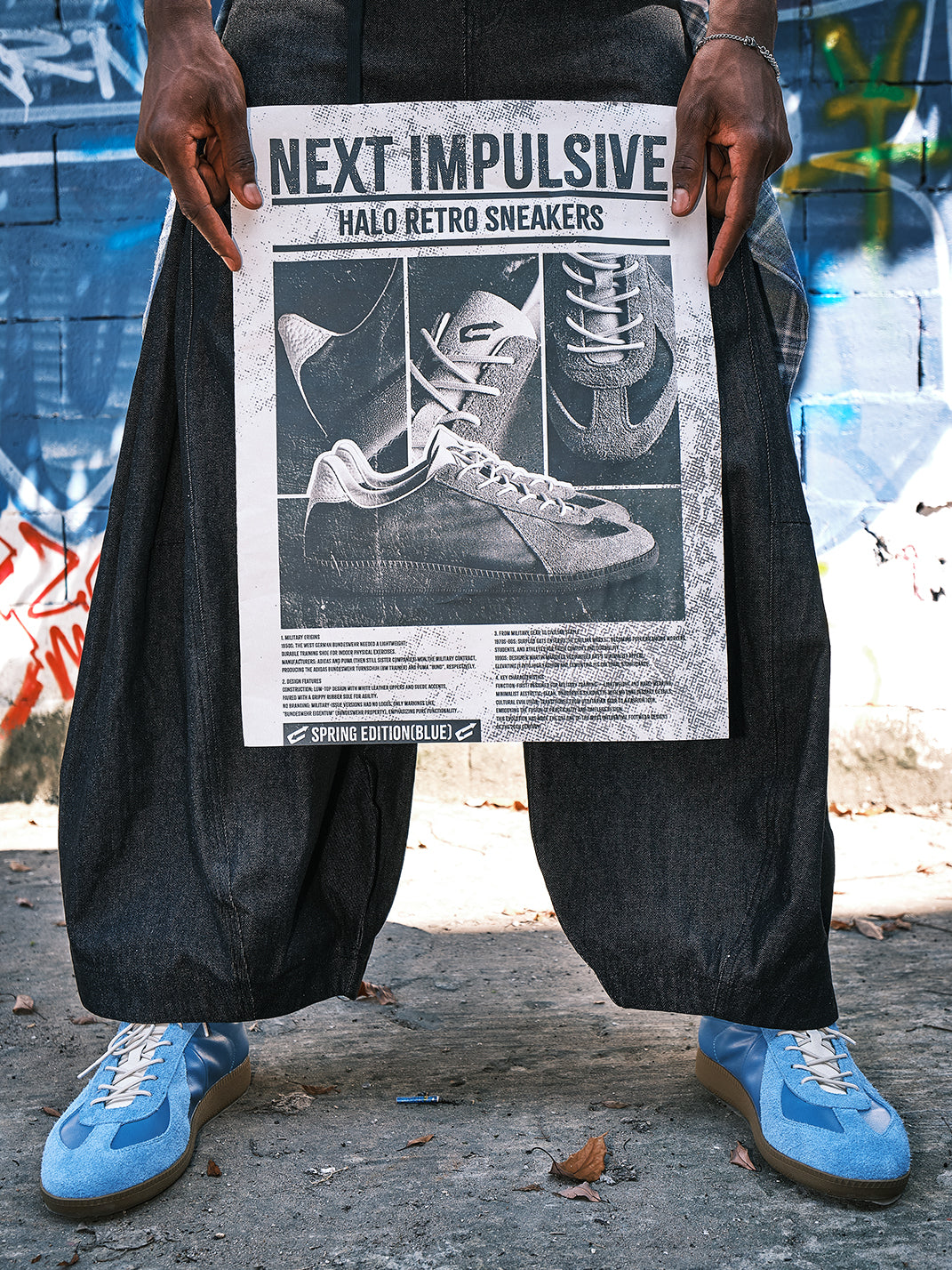 NEXT IMPULSIVE丨Halo Retro Sneakers - Spring Edition(Blue) - PSYLOS 1, NEXT IMPULSIVE丨Halo Retro Sneakers - Spring Edition(Blue), Retro Trainers, NEXT IMPULSIVE•JAPAN, PSYLOS 1