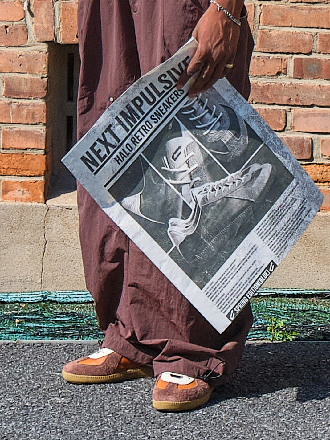 NEXT IMPULSIVE丨Halo Retro Sneakers - Spring Edition(Brown) - PSYLOS 1, NEXT IMPULSIVE丨Halo Retro Sneakers - Spring Edition(Brown), Retro Trainers, NEXT IMPULSIVE•JAPAN, PSYLOS 1