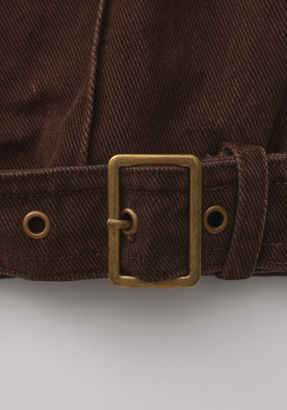 NyDkyel丨Vintage Washed Denim Capris-Brown - PSYLOS 1, NyDkyel丨Vintage Washed Denim Capris-Brown, Pants, NyDkyel, PSYLOS 1