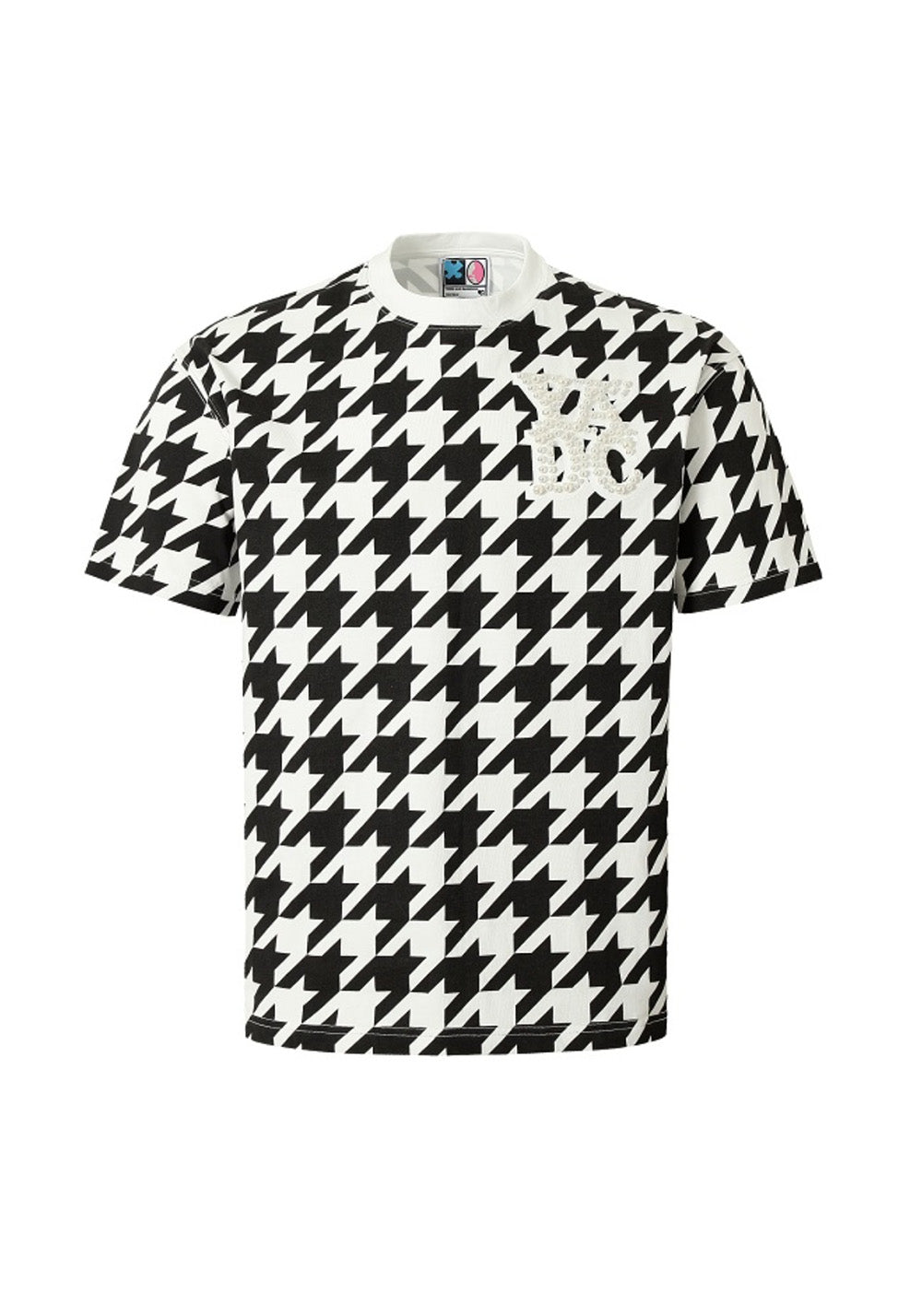 YADcrew丨YADcrew Houndstooth Pearl Tee - PSYLOS 1, YADcrew丨YADcrew Houndstooth Pearl Tee, Shirt, YADcrew, PSYLOS 1