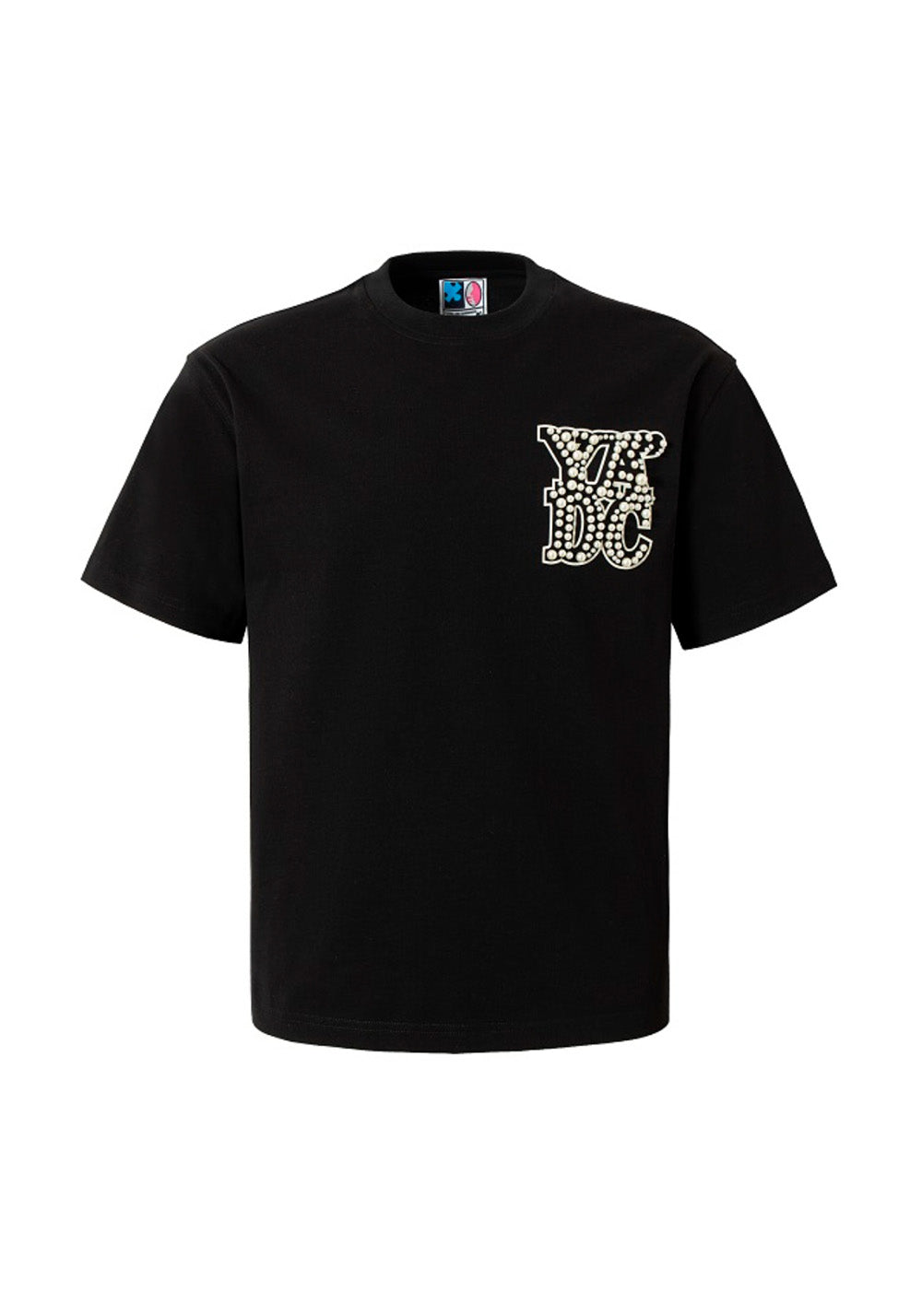YADcrew丨YADcrew Pearl Patchwork Tee-Black - PSYLOS 1, YADcrew丨YADcrew Pearl Patchwork Tee-Black, T-Shirt, YADcrew•JAPAN, PSYLOS 1