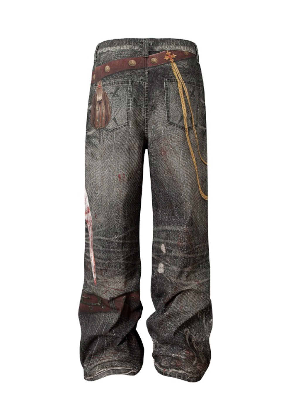 YADcrew丨YADcrew Blood Knight Jeans - PSYLOS 1, YADcrew丨YADcrew Blood Knight Jeans, Jeans, YADcrew, PSYLOS 1