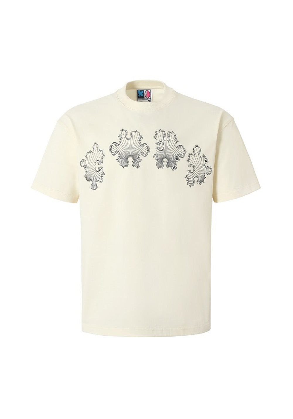 YADcrew丨YADcrew Baroque Mosaic Tee-White - PSYLOS 1, YADcrew丨YADcrew Baroque Mosaic Tee-White, T-Shirt, YADcrew•JAPAN, PSYLOS 1