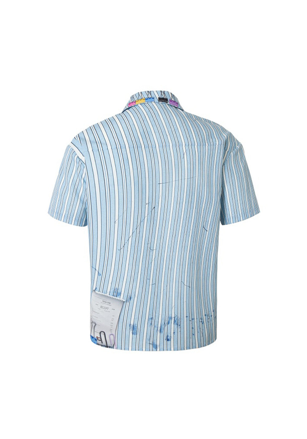 YADcrew丨YADcrew "Office Rebel" Distorted Stripe Shirt - PSYLOS 1, YADcrew丨YADcrew "Office Rebel" Distorted Stripe Shirt, T-Shirt, YADcrew•JAPAN, PSYLOS 1