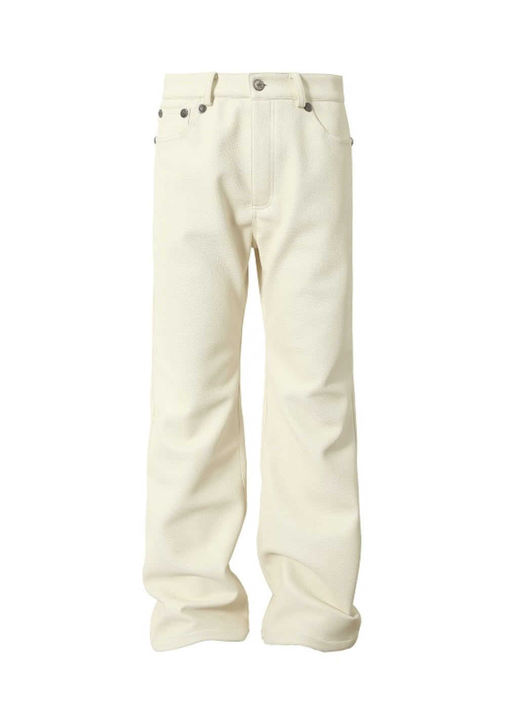 YADcrew丨YADcrew Limited Edition Lychee Leather Pants-White - PSYLOS 1, YADcrew丨YADcrew Limited Edition Lychee Leather Pants-White, Jeans, YADcrew, PSYLOS 1