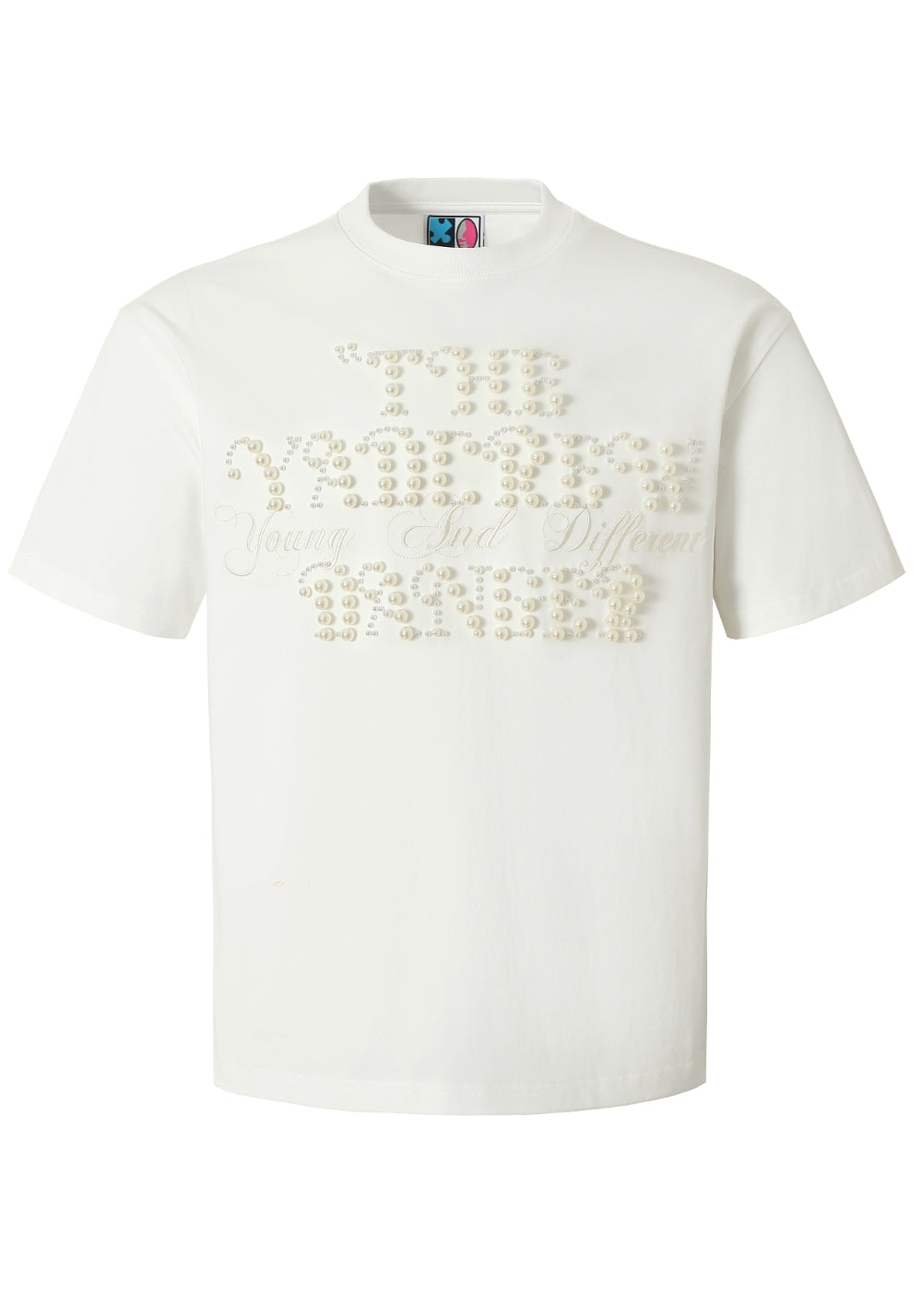 YADcrew丨YADcrew Pearl Slogan Tee-White - PSYLOS 1, YADcrew丨YADcrew Pearl Slogan Tee-White, T-Shirt, YADcrew, PSYLOS 1