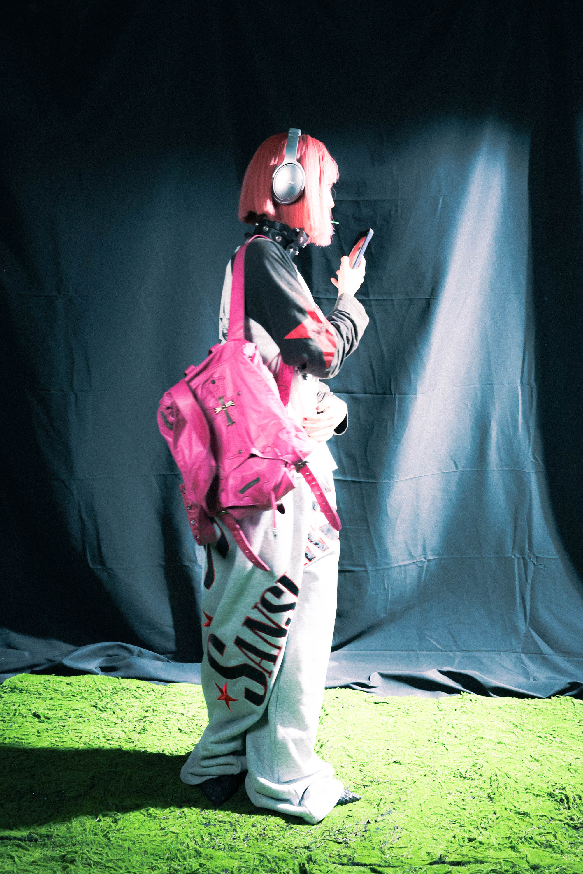 SANSLAWS丨Logo Patches Embroidered Sweatpants - PSYLOS 1, SANSLAWS丨Logo Patches Embroidered Sweatpants, Pants, SANSLAWS, PSYLOS 1