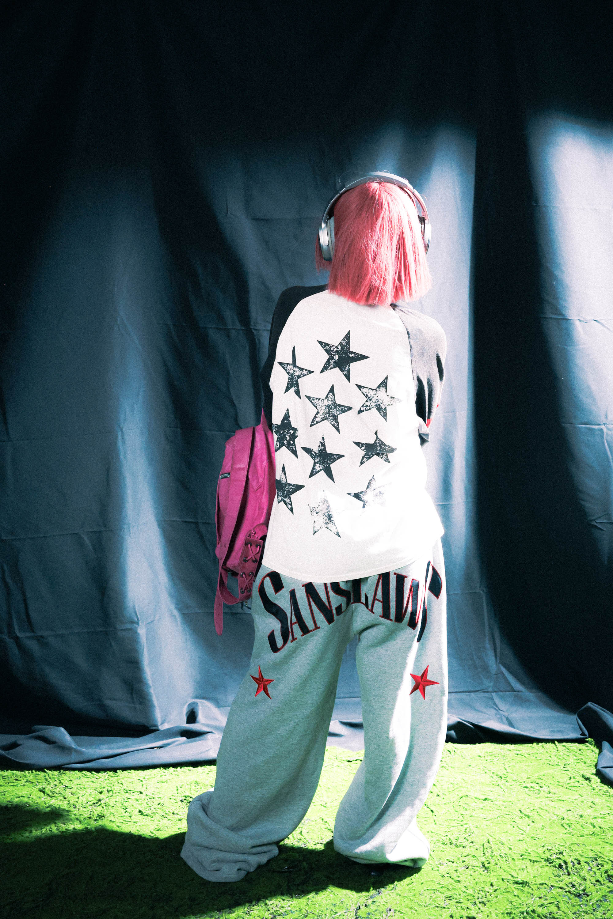 SANSLAWS丨Logo Patches Embroidered Sweatpants - PSYLOS 1, SANSLAWS丨Logo Patches Embroidered Sweatpants, Pants, SANSLAWS, PSYLOS 1