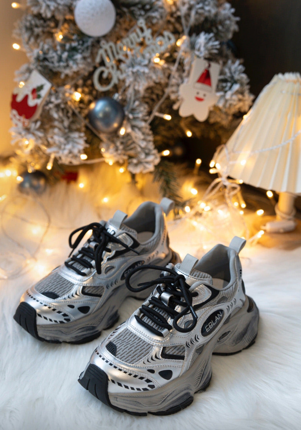EBLAN丨Silver Wave Warrior Dad Shoes - PSYLOS 1, EBLAN丨Silver Wave Warrior Dad Shoes, Chunky Sneakers, EBLAN, PSYLOS 1