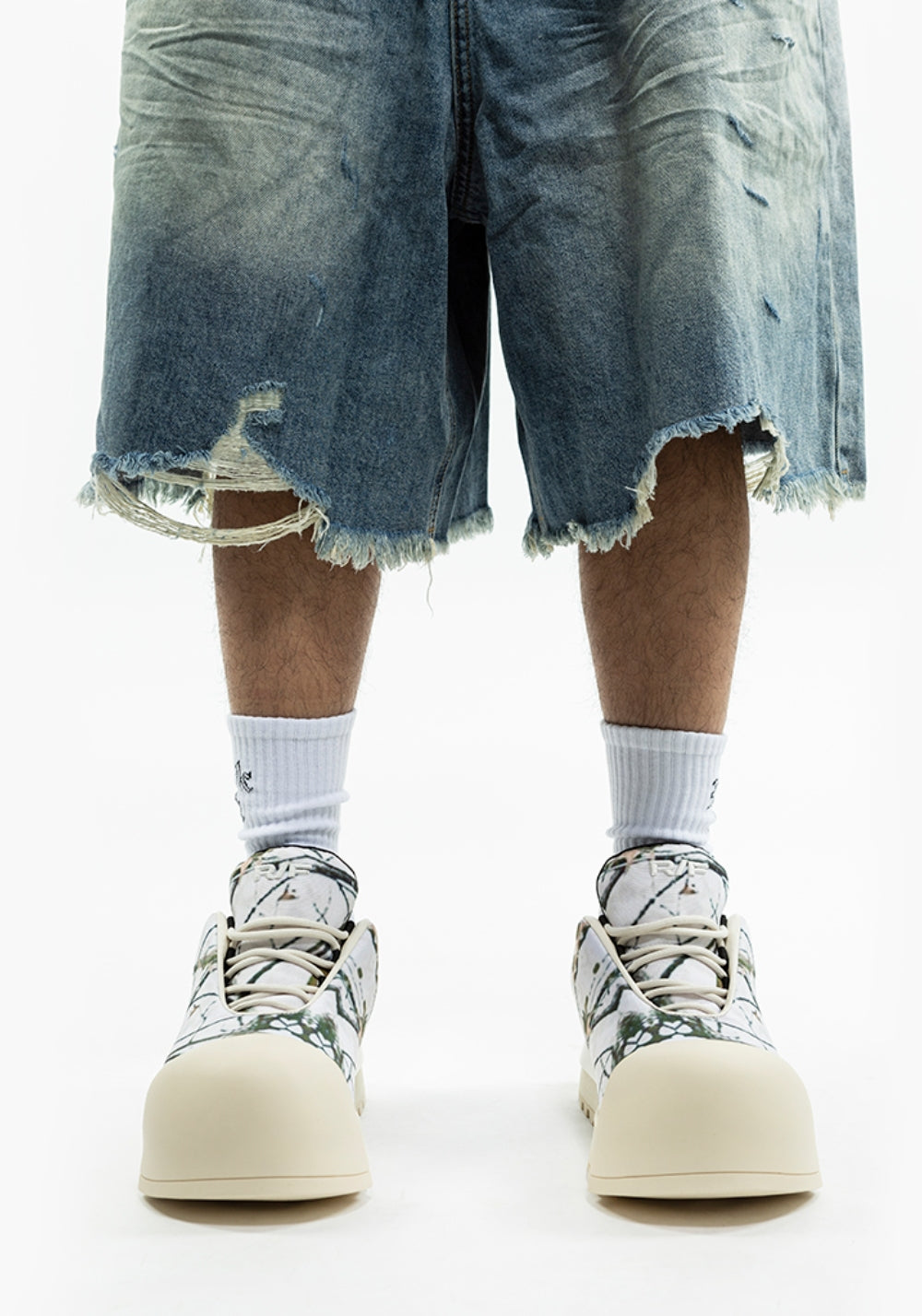 FVVO丨THICK SOLED LOW BOOTS-White - PSYLOS 1, FVVO丨THICK SOLED LOW BOOTS-White, Boots, FVVO&ROCKSTA•JAPAN, PSYLOS 1