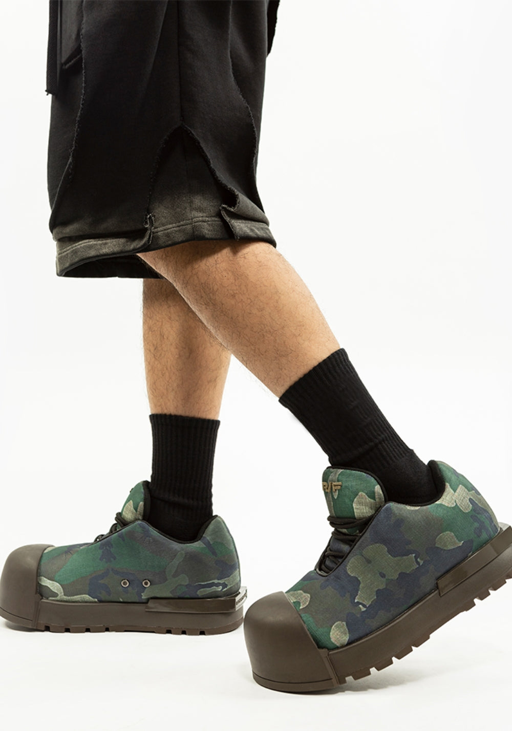 FVVO丨THICK SOLED LOW BOOTS-Army Green - PSYLOS 1, FVVO丨THICK SOLED LOW BOOTS-Army Green, Boots, FVVO&ROCKSTA•JAPAN, PSYLOS 1