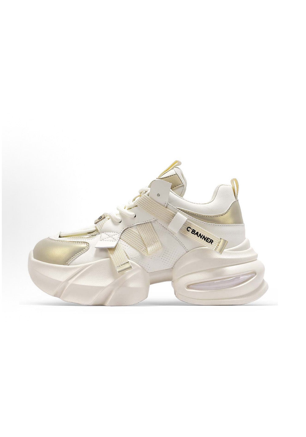 C.BANNER丨Fabric leather stitching simple casual sports dad shoes - PSYLOS 1, C.BANNER丨Fabric leather stitching simple casual sports dad shoes, Chunky Sneakers, C.BANNER, PSYLOS 1