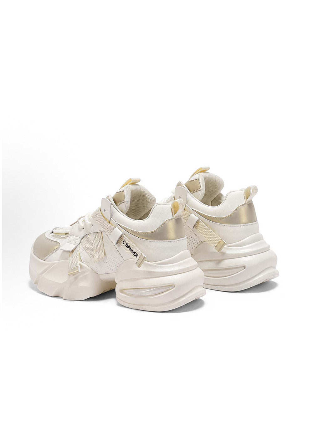 C.BANNER丨Fabric leather stitching simple casual sports dad shoes - PSYLOS 1, C.BANNER丨Fabric leather stitching simple casual sports dad shoes, Chunky Sneakers, C.BANNER, PSYLOS 1