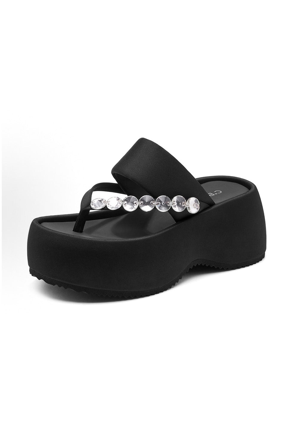 C.BANNER Crystal Platform Flip-Flops - PSYLOS 1, C.BANNER Crystal Platform Flip-Flops, Slippers, C.BANNER, PSYLOS 1