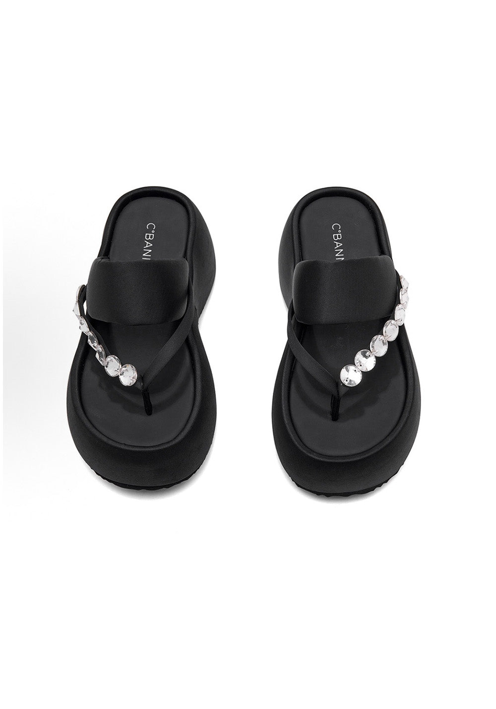 C.BANNER Crystal Platform Flip-Flops - PSYLOS 1, C.BANNER Crystal Platform Flip-Flops, Slippers, C.BANNER, PSYLOS 1