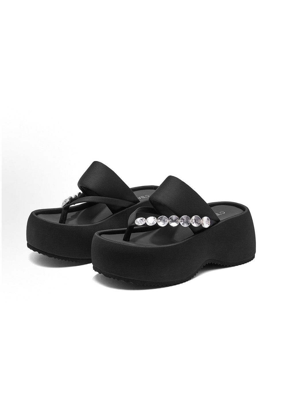 C.BANNER Crystal Platform Flip-Flops - PSYLOS 1, C.BANNER Crystal Platform Flip-Flops, Slippers, C.BANNER, PSYLOS 1