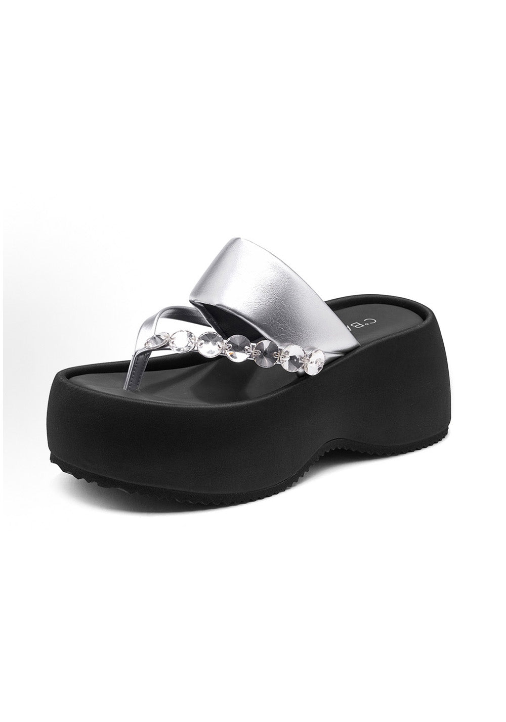 C.BANNER Crystal Platform Flip-Flops - PSYLOS 1, C.BANNER Crystal Platform Flip-Flops, Slippers, C.BANNER, PSYLOS 1