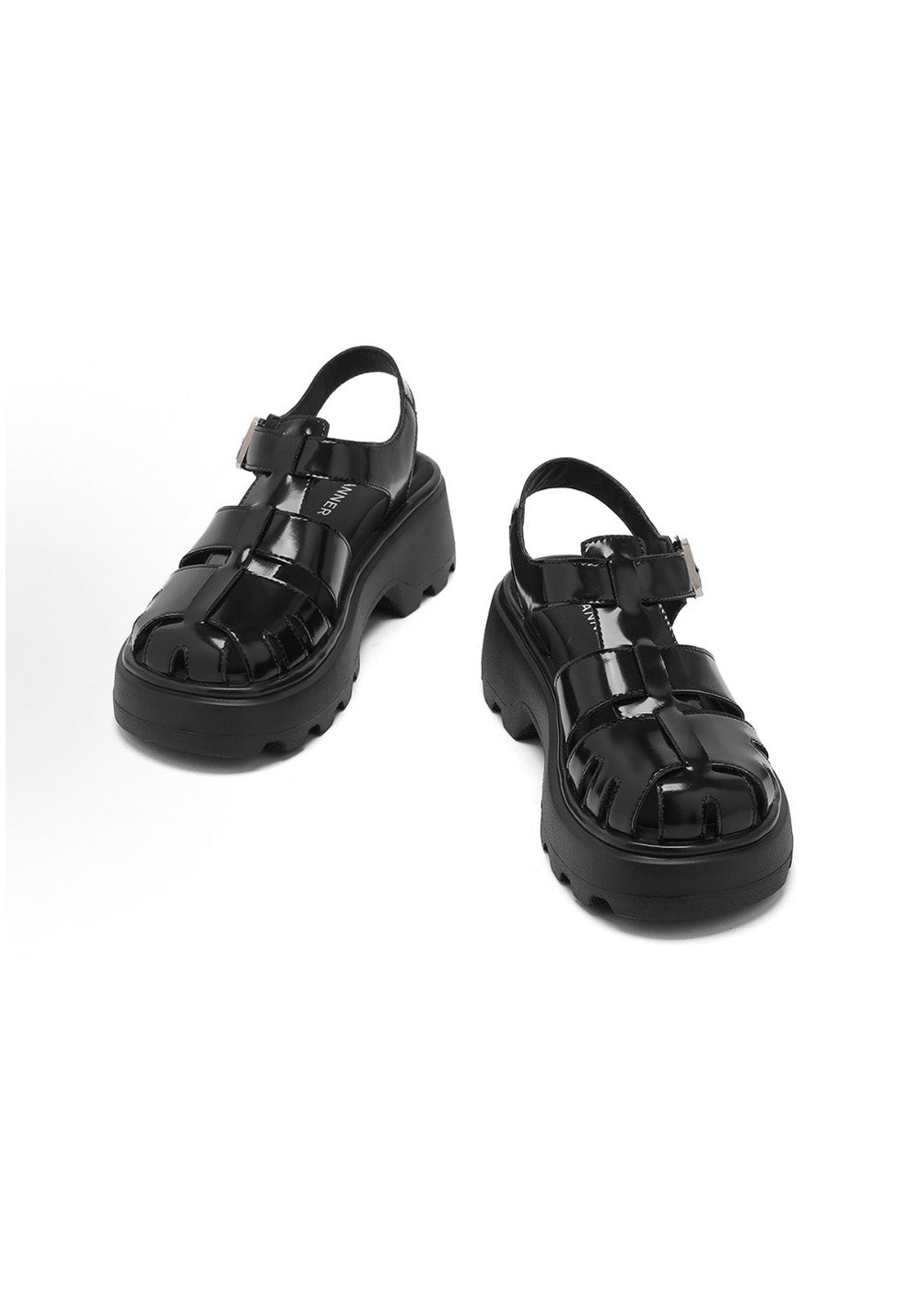 C.BANNER Leather Gladiator Platform Sandals - PSYLOS 1, C.BANNER Leather Gladiator Platform Sandals, Sandals, C.BANNER, PSYLOS 1