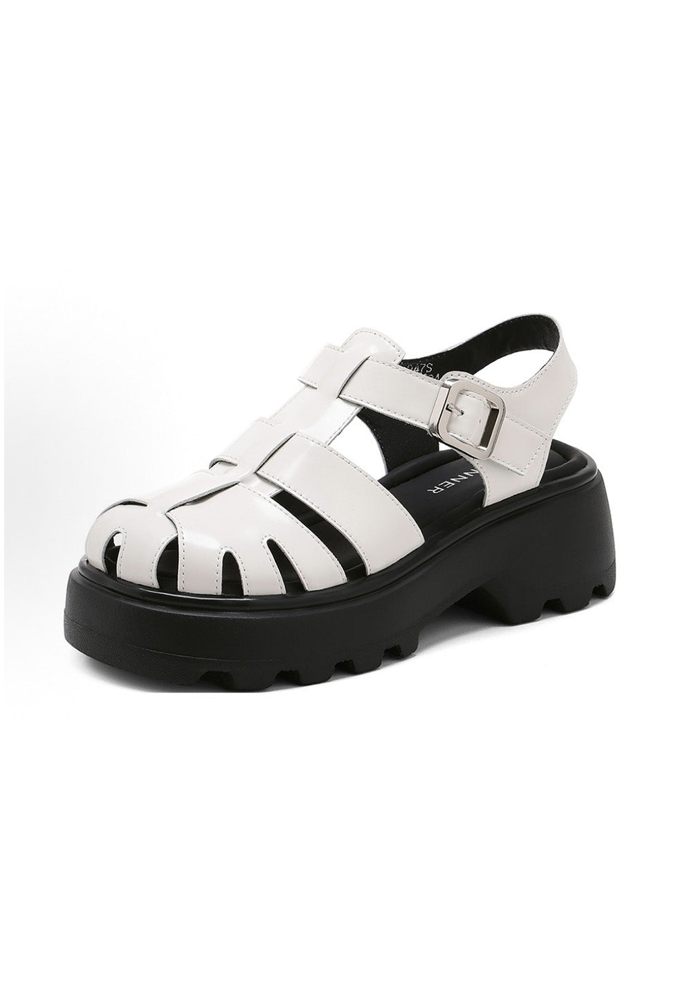 C.BANNER Leather Gladiator Platform Sandals - PSYLOS 1, C.BANNER Leather Gladiator Platform Sandals, Sandals, C.BANNER, PSYLOS 1