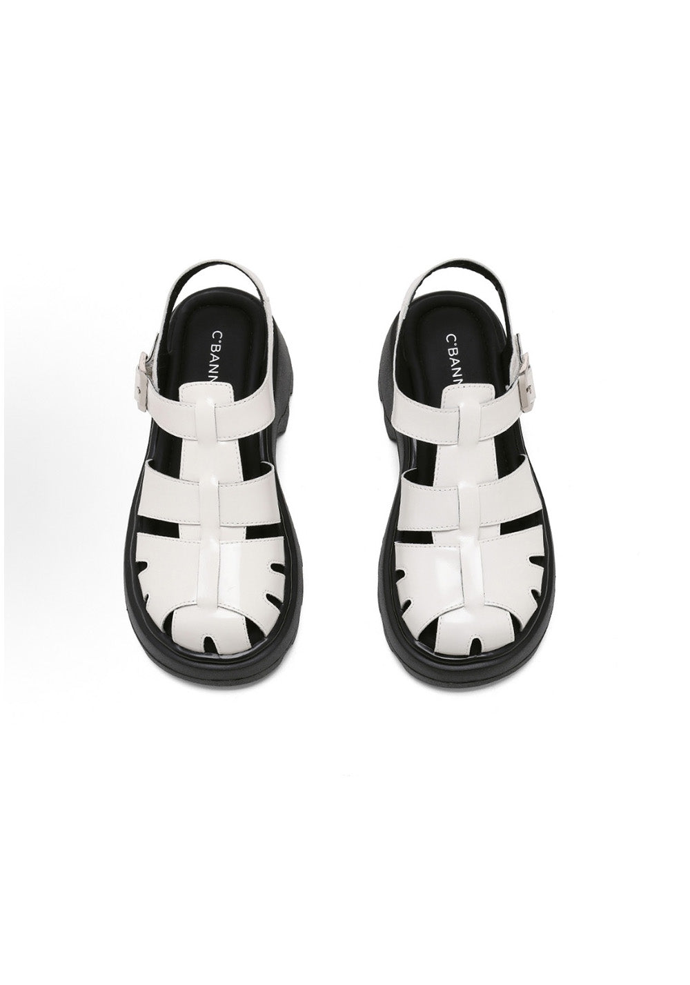 C.BANNER Leather Gladiator Platform Sandals - PSYLOS 1, C.BANNER Leather Gladiator Platform Sandals, Sandals, C.BANNER, PSYLOS 1