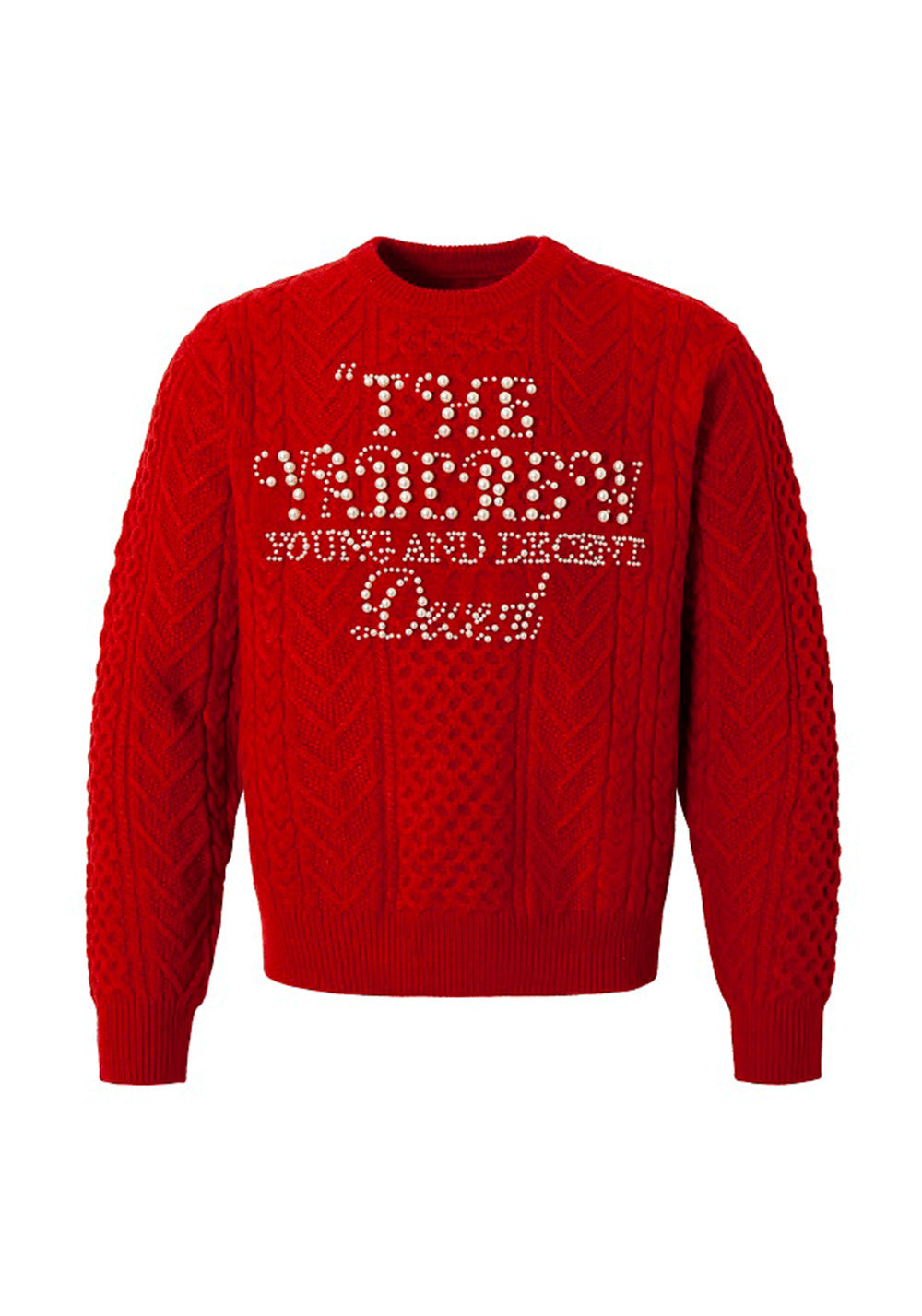 YADcrew丨YADCrew Pearl Lettering Sweater - PSYLOS 1, YADcrew丨YADCrew Pearl Lettering Sweater, Sweater, YADcrew•JAPAN, PSYLOS 1