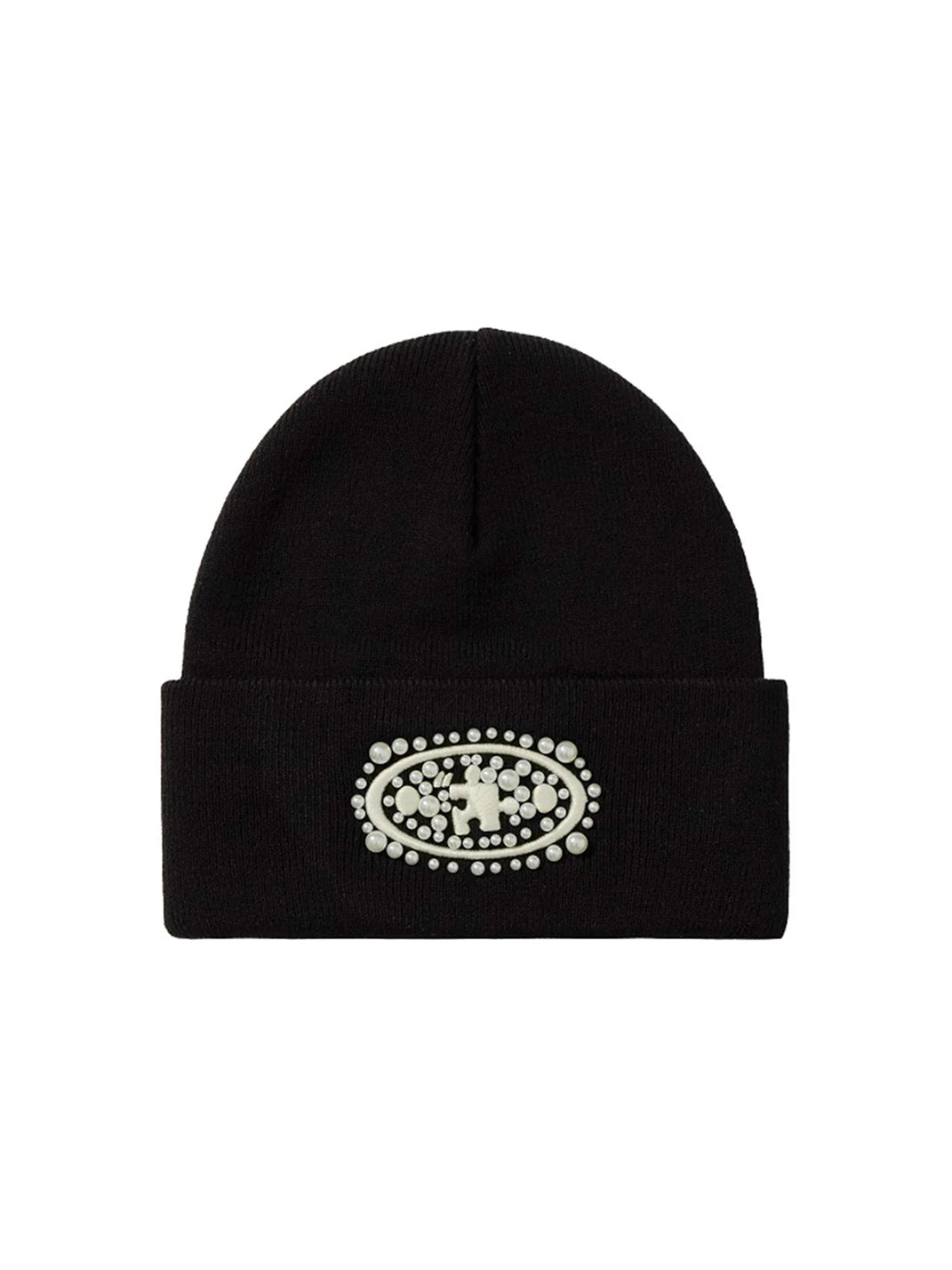 Gorro de punto con el logotipo de Pearl Jigsaw