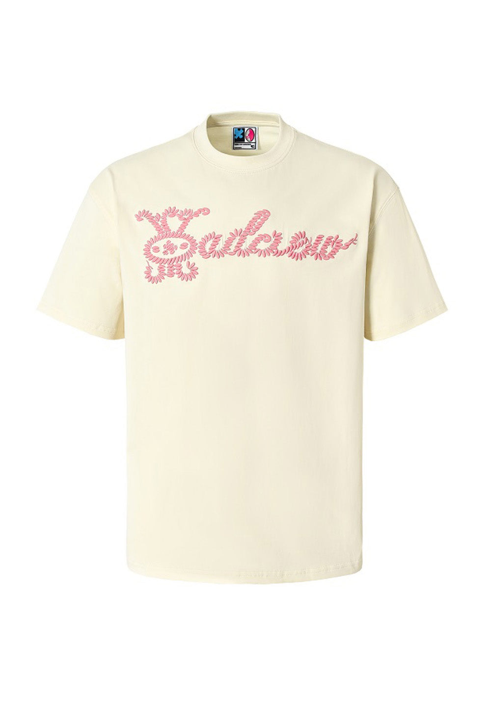 YADcrew丨YADcrew Knot-Embroidered Logo Tee -Pink - PSYLOS 1, YADcrew丨YADcrew Knot-Embroidered Logo Tee -Pink, T-Shirt, YADcrew•JAPAN, PSYLOS 1