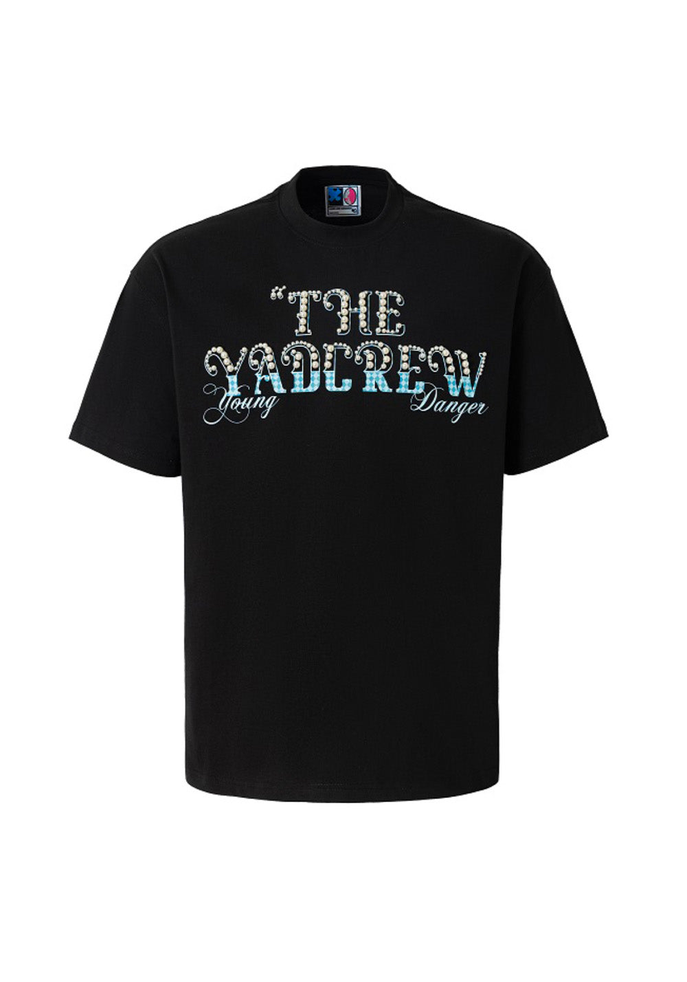 YADcrew丨YADcrew Checkerboard Pearl Tee-Black - PSYLOS 1, YADcrew丨YADcrew Checkerboard Pearl Tee-Black, T-Shirt, YADcrew•JAPAN, PSYLOS 1