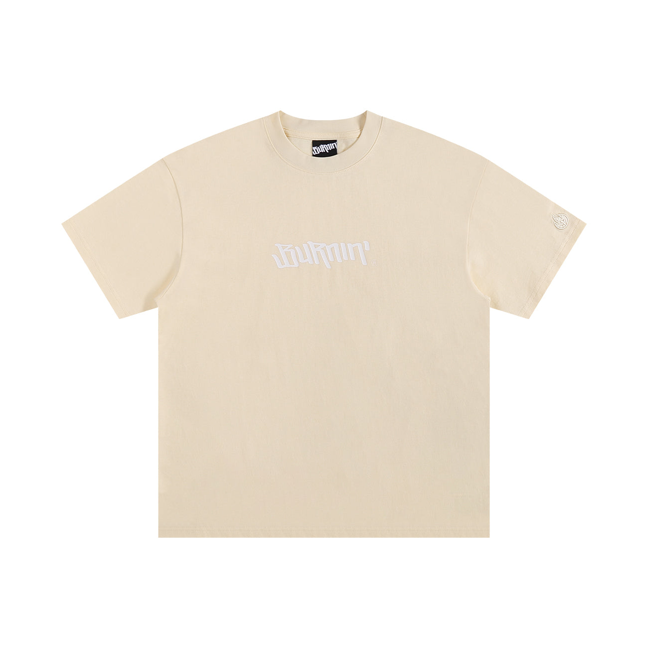 BURNIN HORIZONTAL LOGO CHEST SHORT SLEEVE T-SHIRT - PSYLOS 1, BURNIN HORIZONTAL LOGO CHEST SHORT SLEEVE T-SHIRT, T-Shirt, Burnin, PSYLOS 1