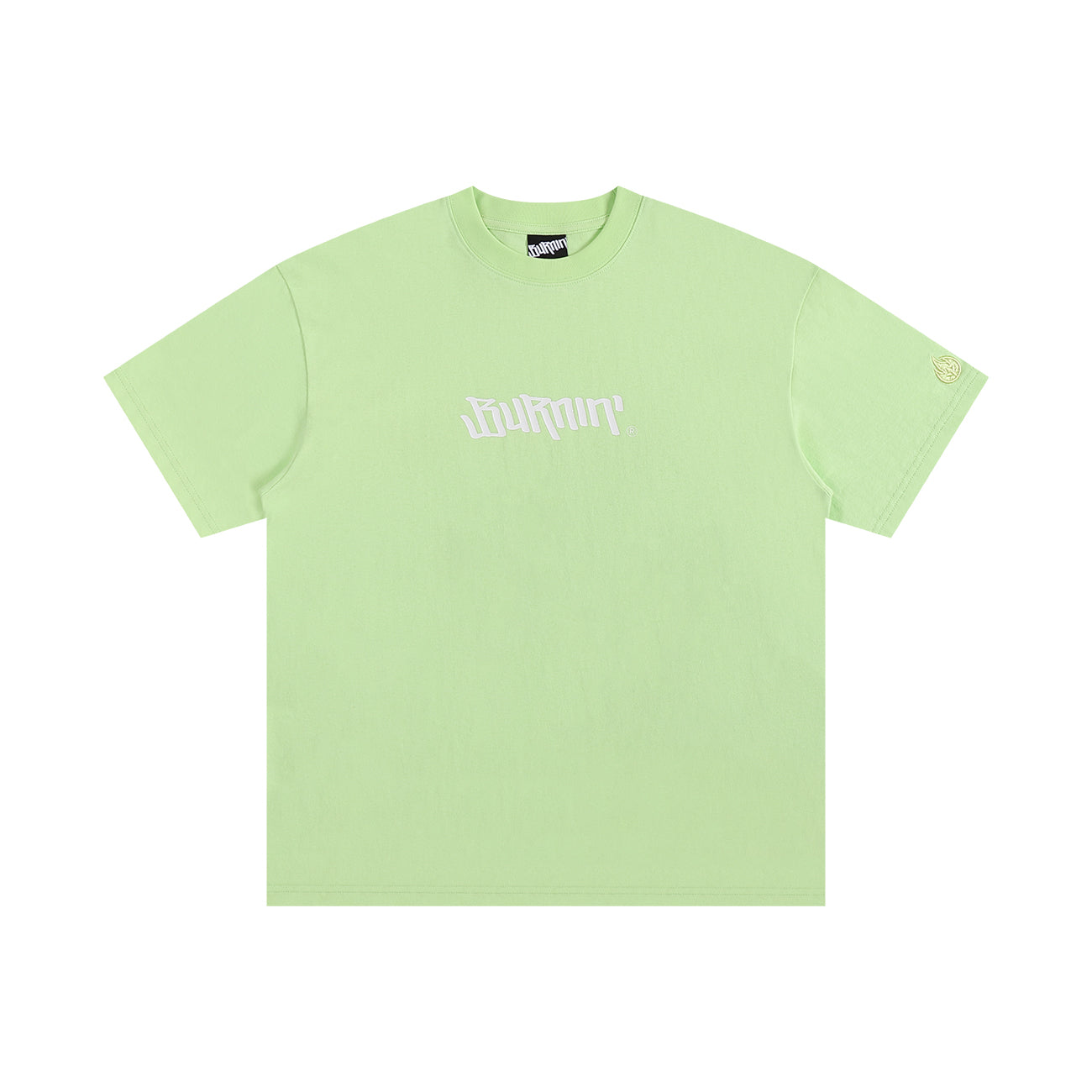 BURNIN HORIZONTAL LOGO CHEST SHORT SLEEVE T-SHIRT - PSYLOS 1, BURNIN HORIZONTAL LOGO CHEST SHORT SLEEVE T-SHIRT, T-Shirt, Burnin, PSYLOS 1