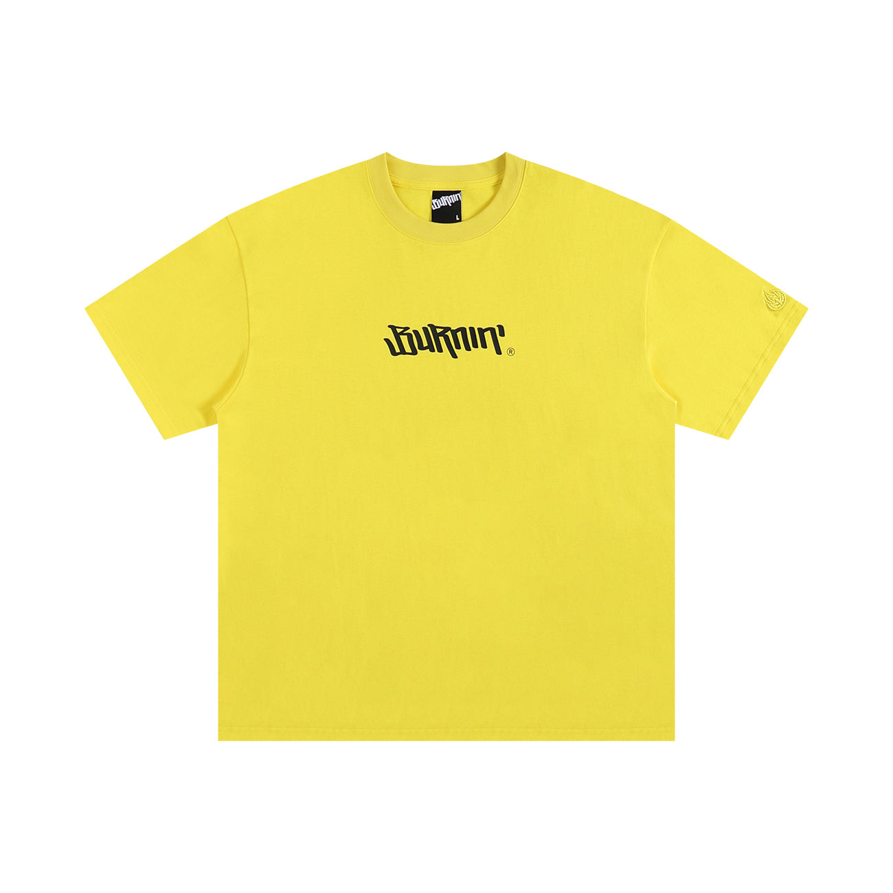 BURNIN HORIZONTAL LOGO CHEST SHORT SLEEVE T-SHIRT - PSYLOS 1, BURNIN HORIZONTAL LOGO CHEST SHORT SLEEVE T-SHIRT, T-Shirt, Burnin, PSYLOS 1