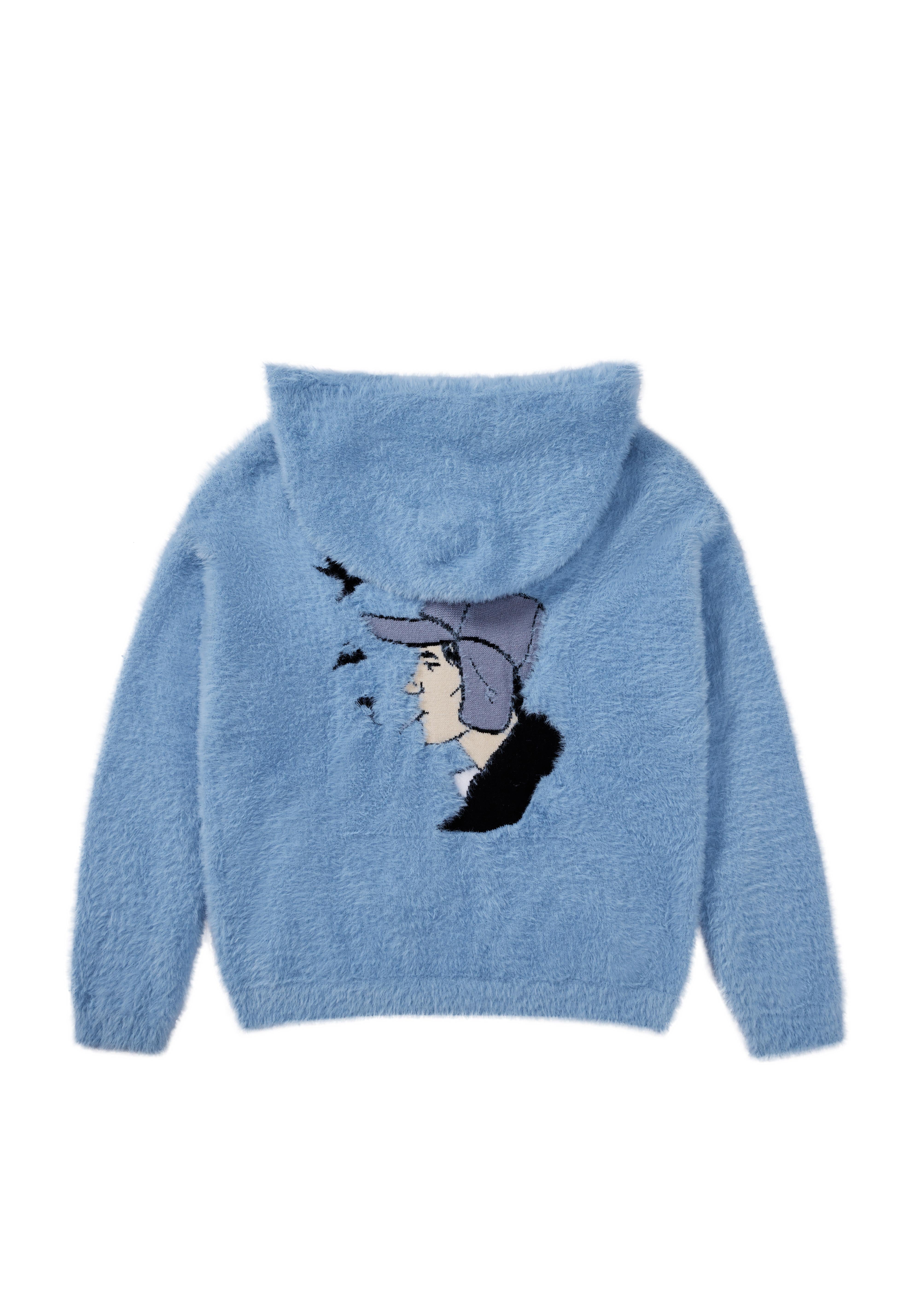 Cartoon Embroidered Hooded Jacket - PSYLOS 1, Cartoon Embroidered Hooded Jacket, Jacket, Fourth3ex, PSYLOS 1