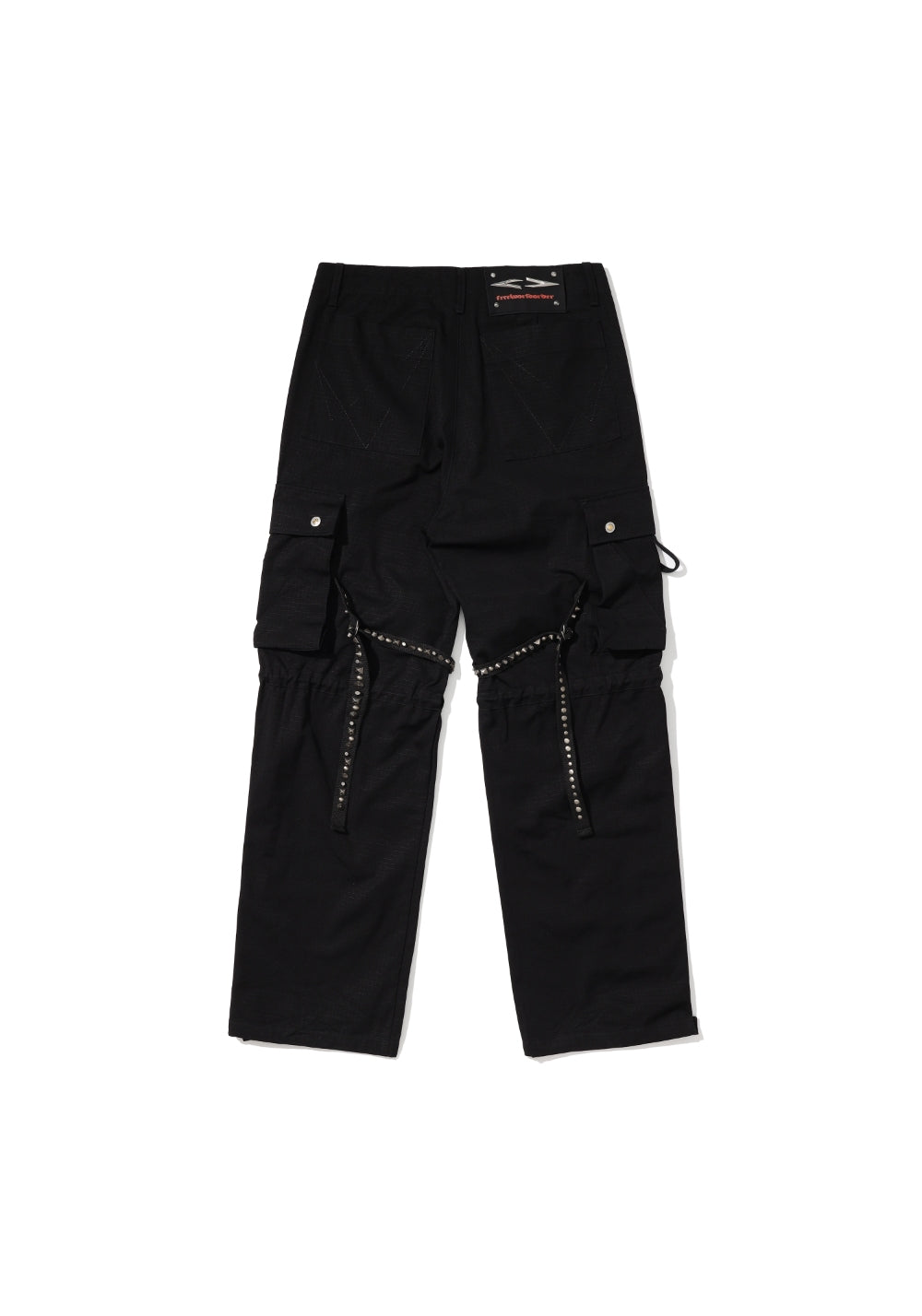 FVVO丨RIVET CARGO PANTS-Black - PSYLOS 1, FVVO丨RIVET CARGO PANTS-Black, Pants, FREE WORLD ORDER, PSYLOS 1