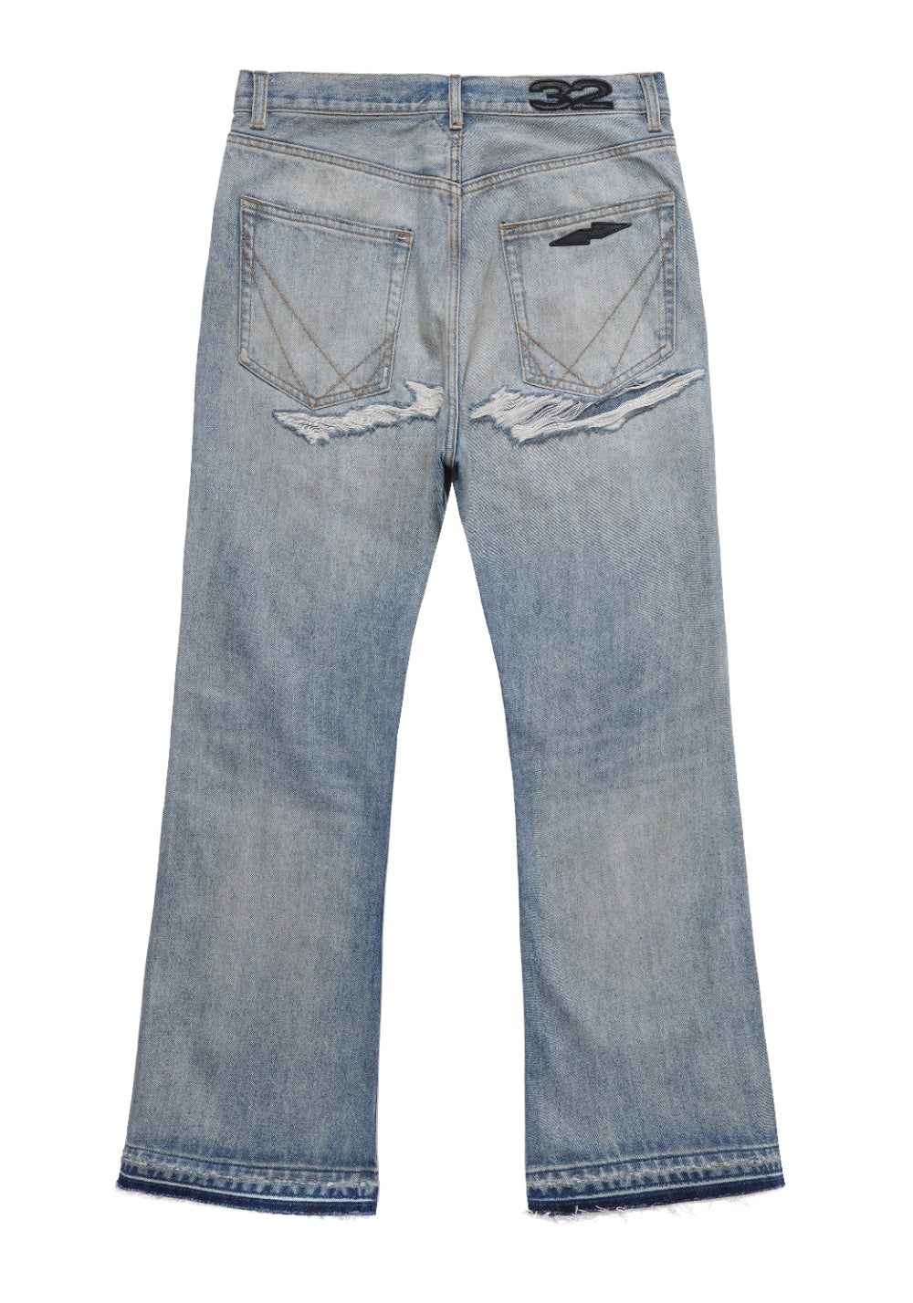 FVVO丨Destroy dirty washed Salvedge - PSYLOS 1, FVVO丨Destroy dirty washed Salvedge, Pants, FREE WORLD ORDER, PSYLOS 1