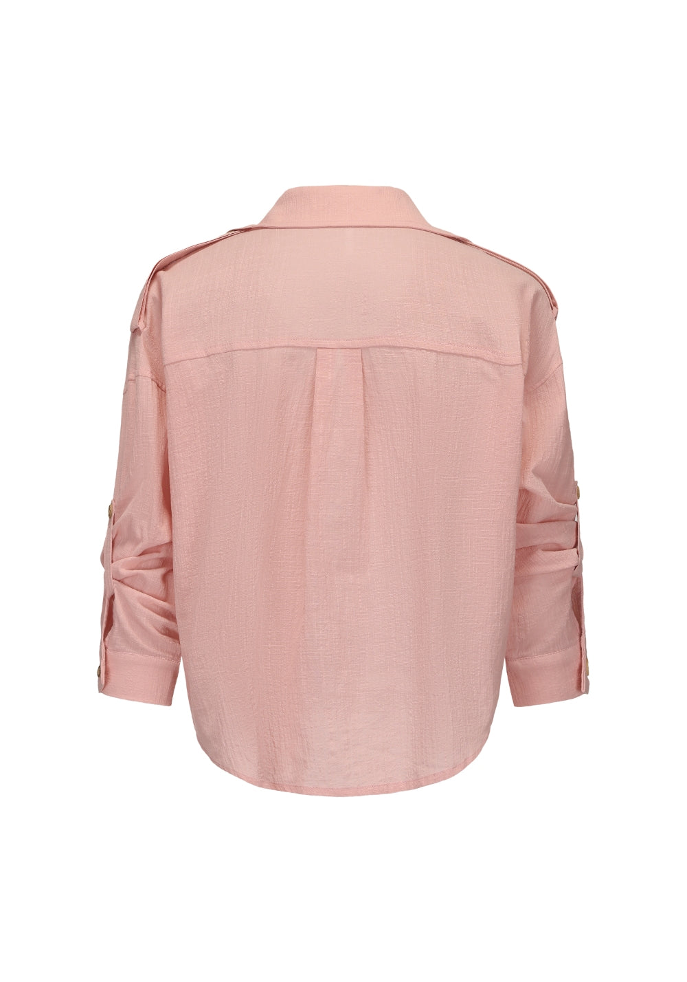 NyDkyel丨Linen Cotton Tencel Knotted Trim Adjustable Sleeve Sun Shirt - PSYLOS 1, NyDkyel丨Linen Cotton Tencel Knotted Trim Adjustable Sleeve Sun Shirt, Shirt, NyDkyel, PSYLOS 1