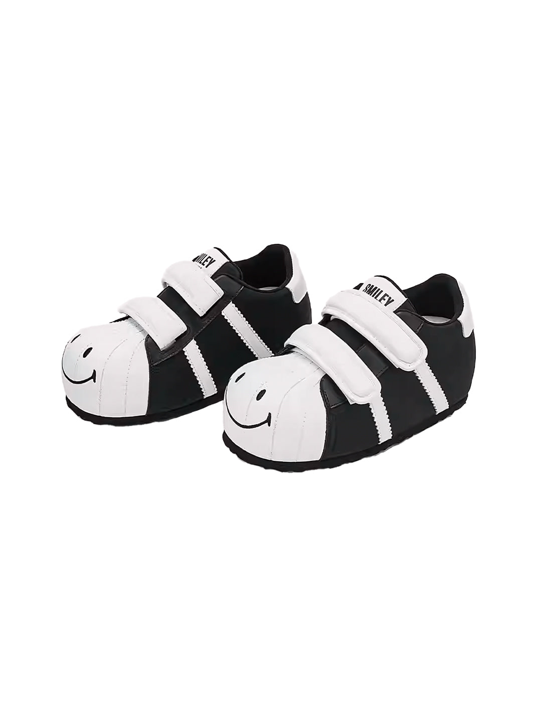 SMILEY | Shell Toe Chunky Velcro Shoes-Black - PSYLOS 1, SMILEY | Shell Toe Chunky Velcro Shoes-Black, Casual Sneakers, SMILEY, PSYLOS 1