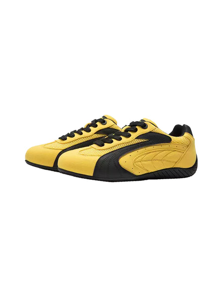 SENGUOGUO | "Apex" Retro Motor Sports Racing Trainer-Yellow - PSYLOS 1, SENGUOGUO | "Apex" Retro Motor Sports Racing Trainer-Yellow, Retro Trainers, SENGUOGUO, PSYLOS 1