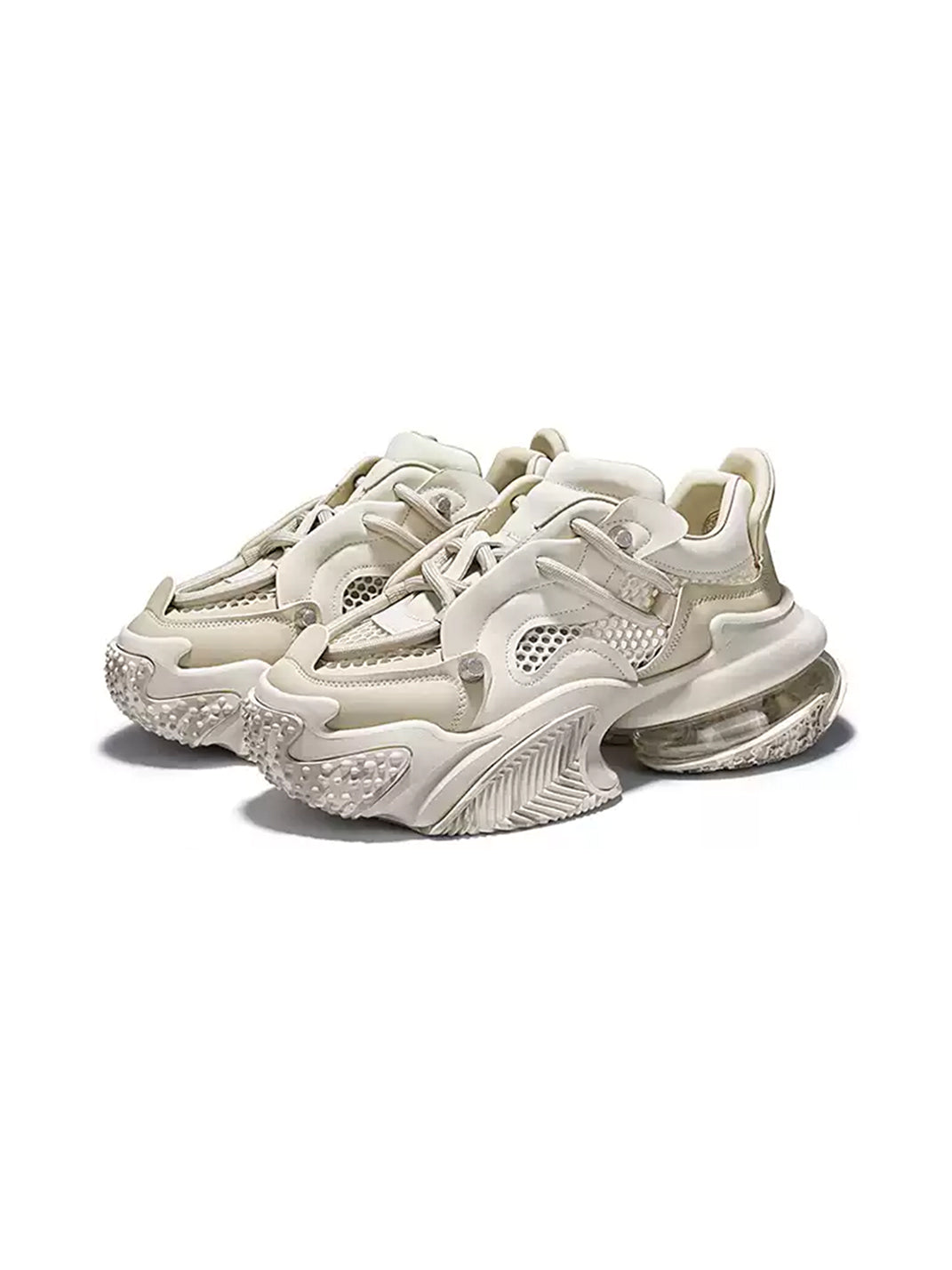 SALAXI | ”Vortex Propel“ Mesh Chunky Sneaker-Beige - PSYLOS 1, SALAXI | ”Vortex Propel“ Mesh Chunky Sneaker-Beige, Chunky Sneakers, SALAXI, PSYLOS 1